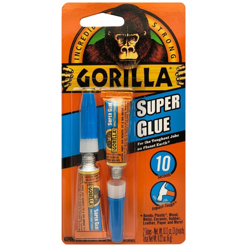1 Gorilla Super Glue 3g 2 Pack, 1 of 6
