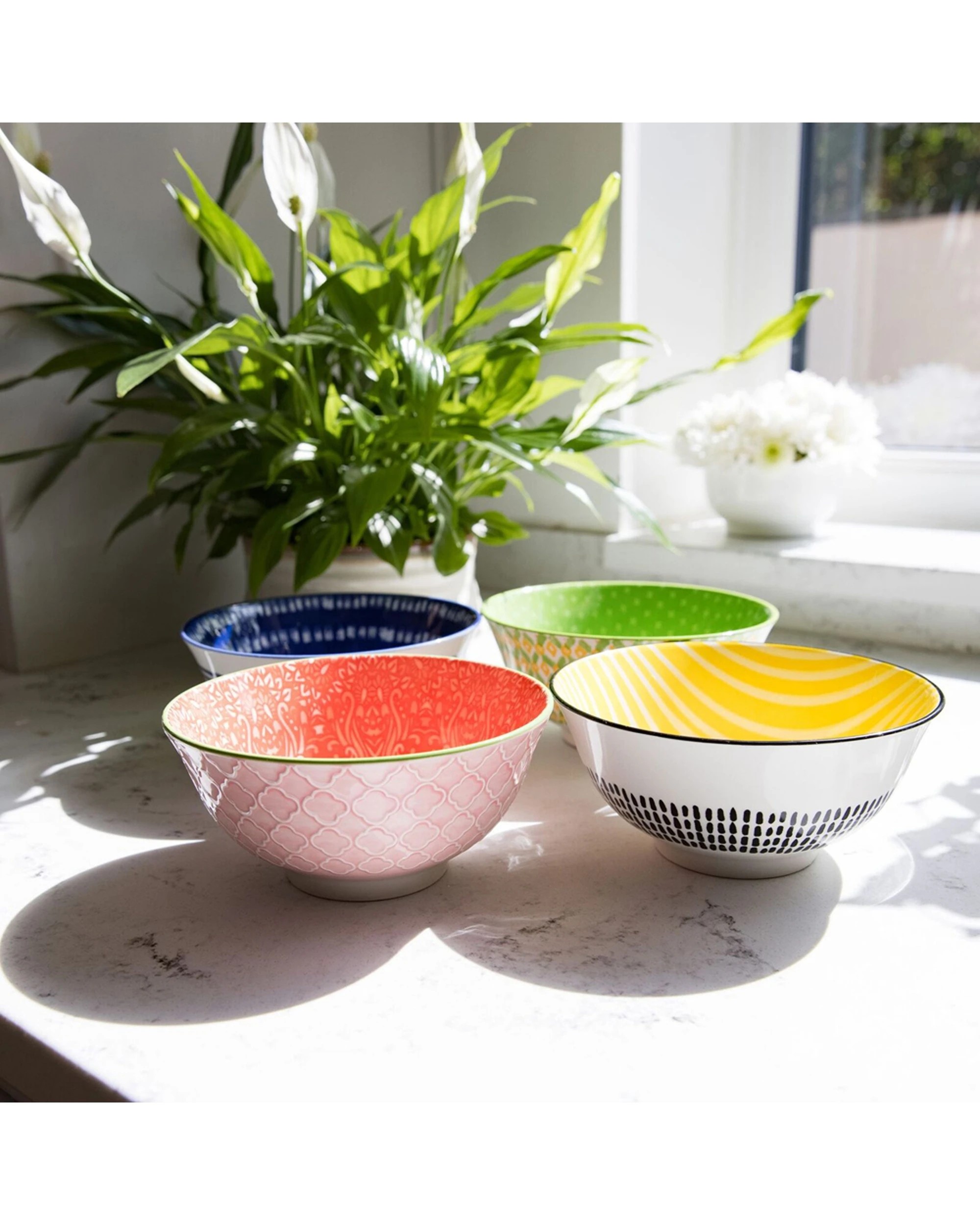 7 Mikasa 4pc Does It All Kitchen Glazed Bowl 15.7cm Durable Microwave Dishwasher Safe - Multi, 7 of 8