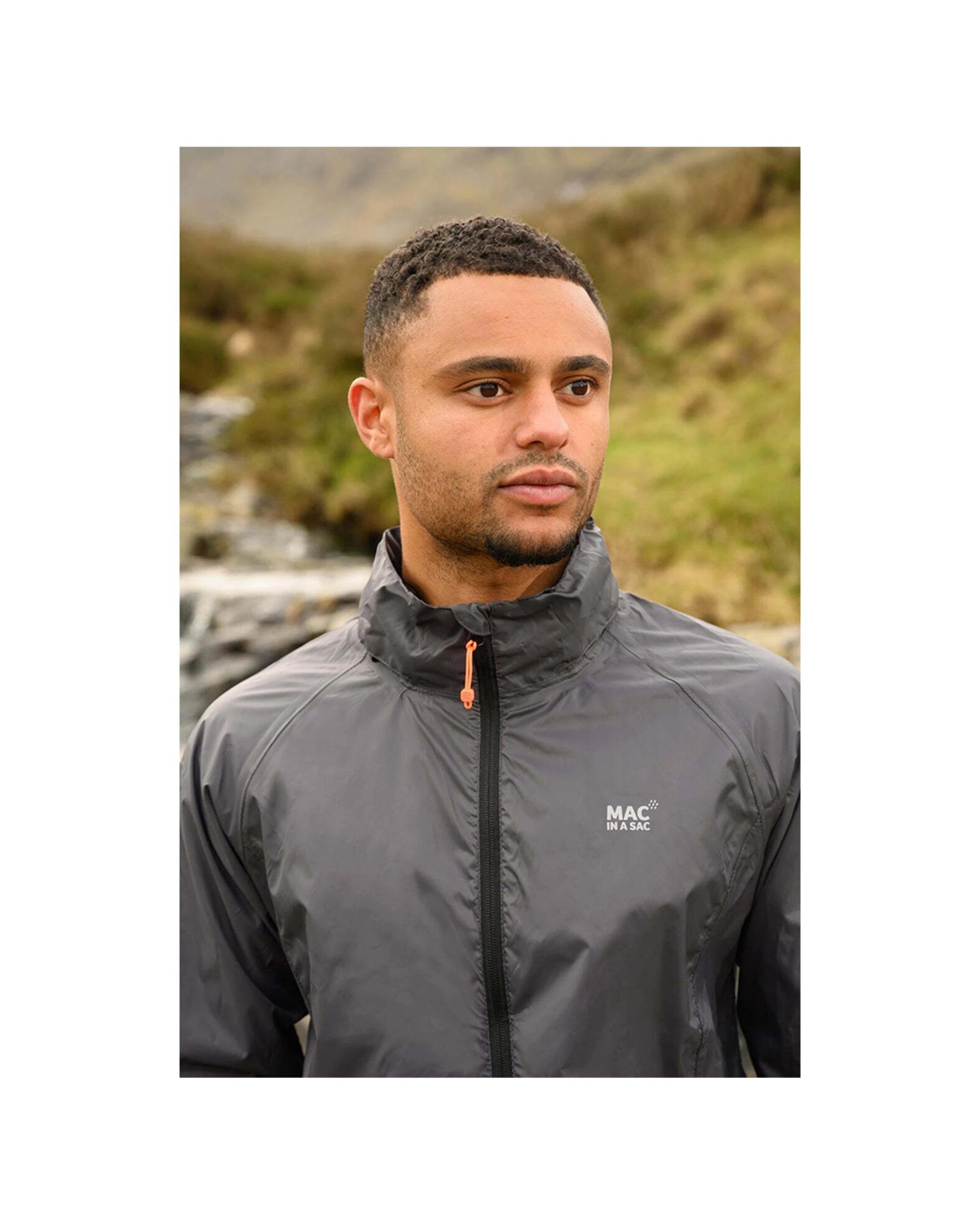 2 Mac In A Sac Unisex Adults Waterproof Jacket CHARCOAL, 2 of 7