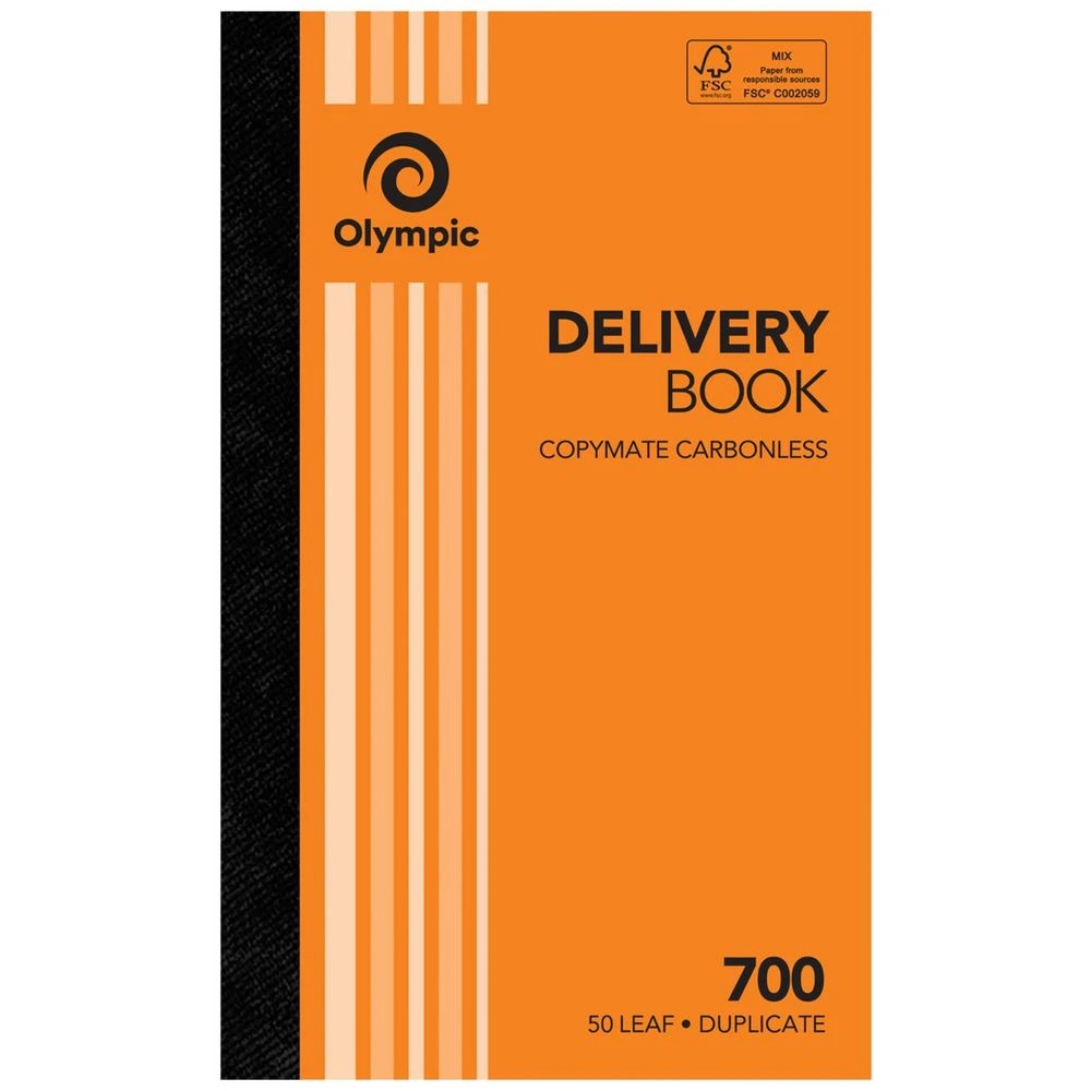 1 Olympic No.700 Carbonless Duplicate Delivery Book, 1 of 2