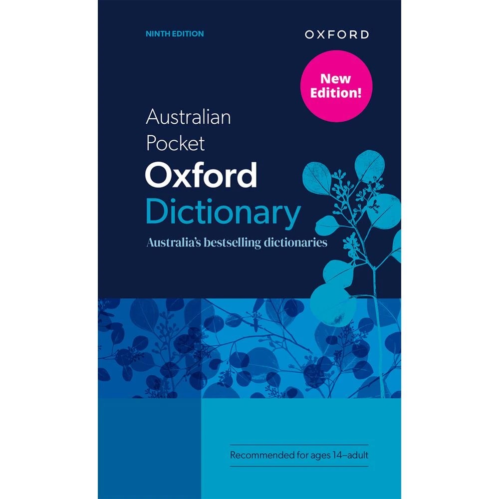 1 Australian Pocket Oxford Dictionary 9th Edition, 1 of 1