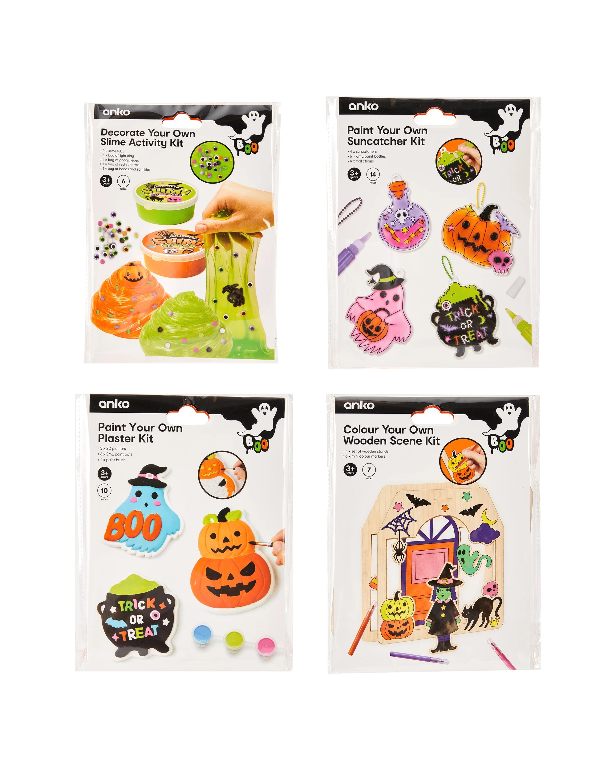4 Halloween Mini Craft Kit - Assorted, 4 of 4