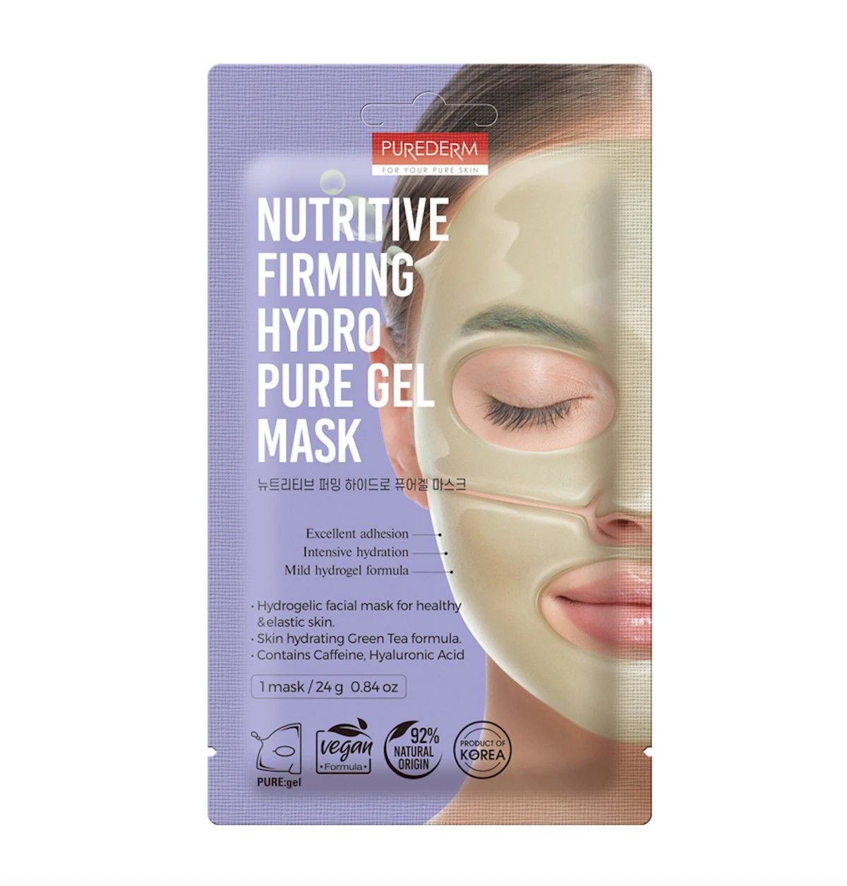 1 Purederm Nutritive Firming Hydro Pure Gel Mask 24g, 1 of 2