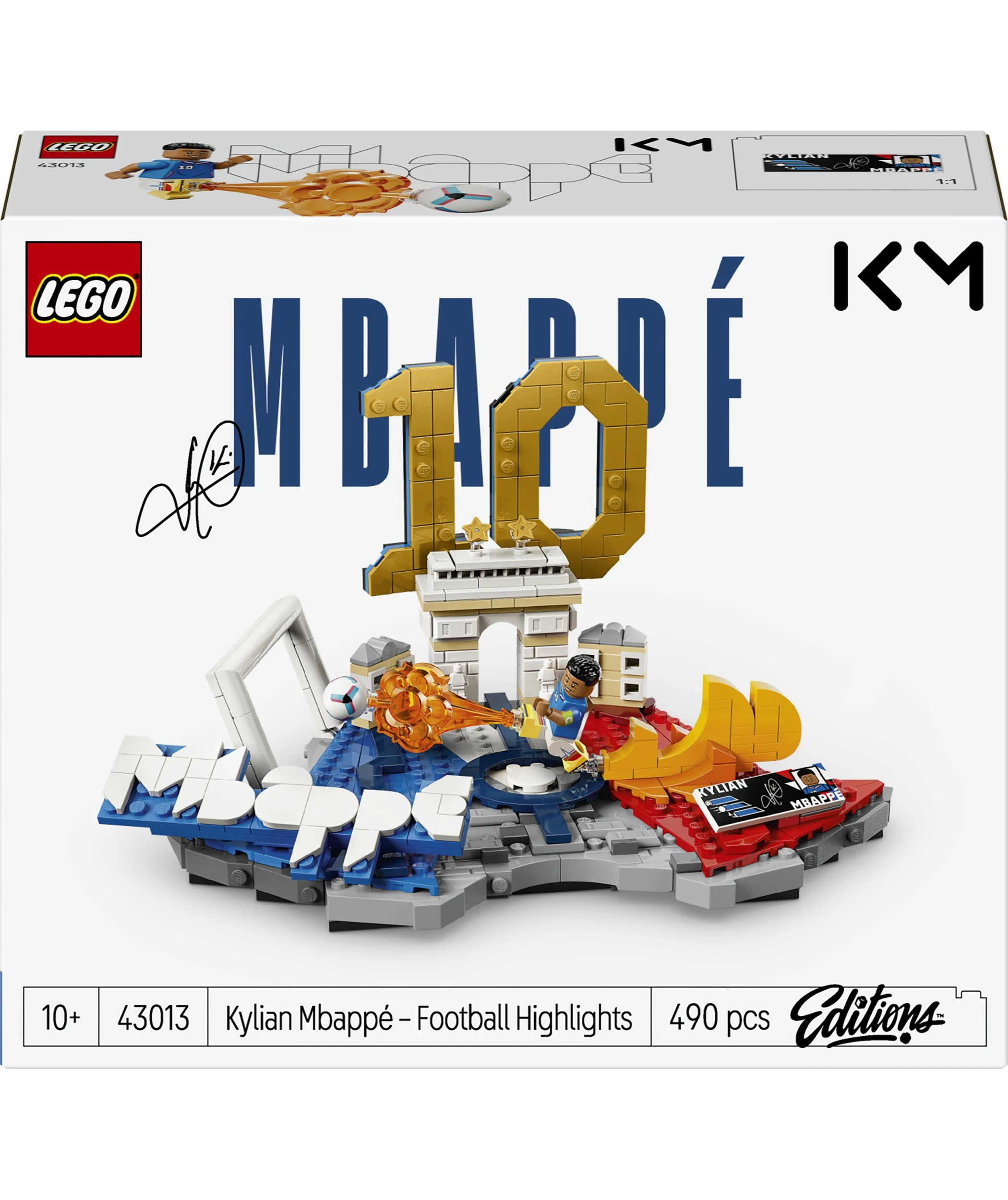1 LEGO Editions Football Kylian Mbappe - Football Highlights 43013, 1 of 10