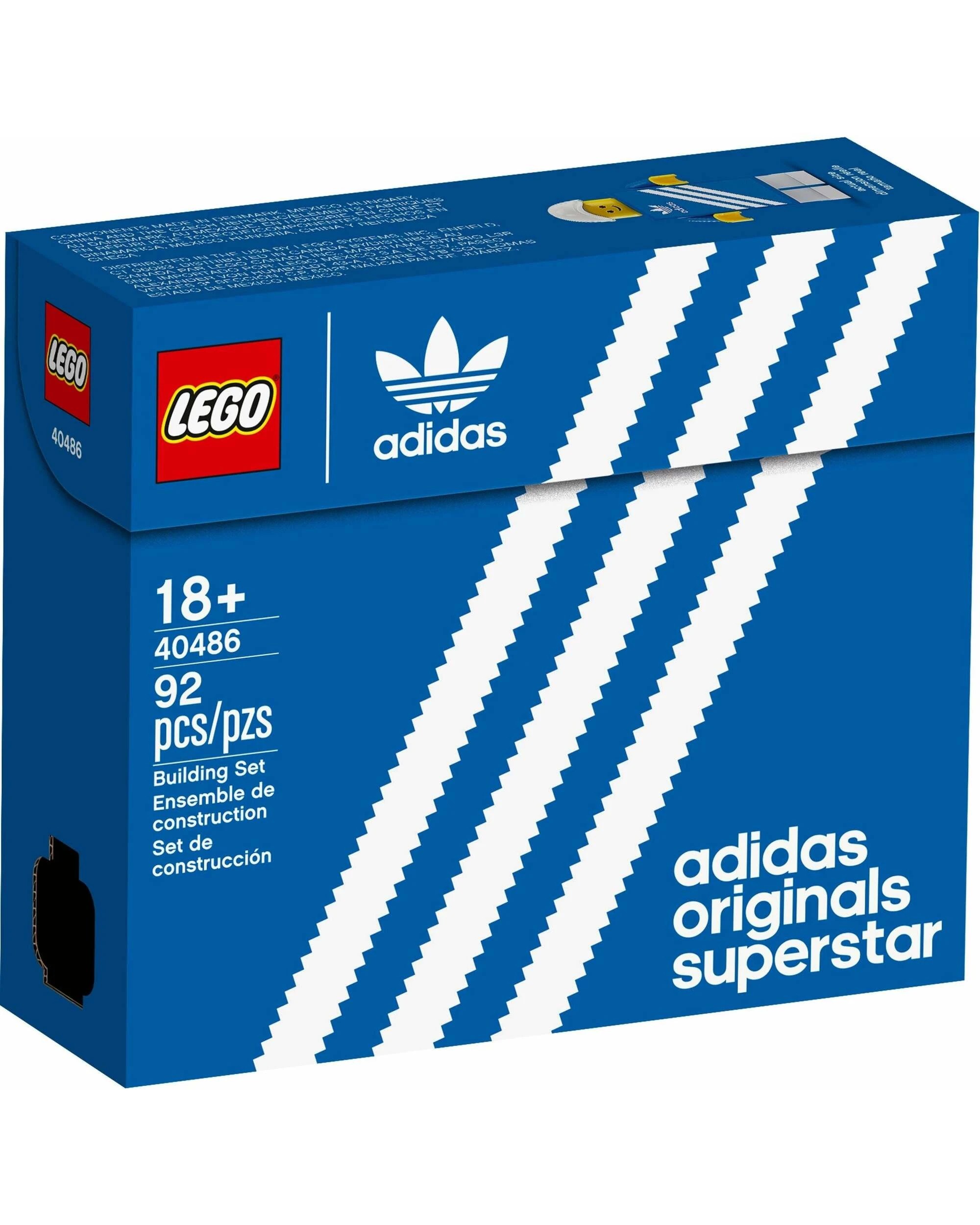 1 LEGO 40486 adidas Originals Superstar Mini Buildable Sneaker, 1 of 2