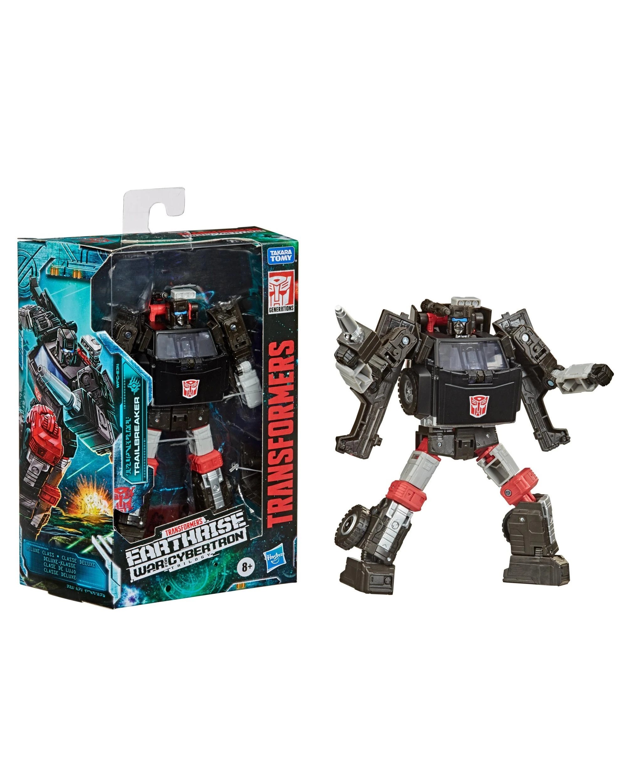 1 Transformers Generations Deluxe Class War for Cybertron Earthrise WFC-E34 Trailbreaker Action Figure, 1 of 10