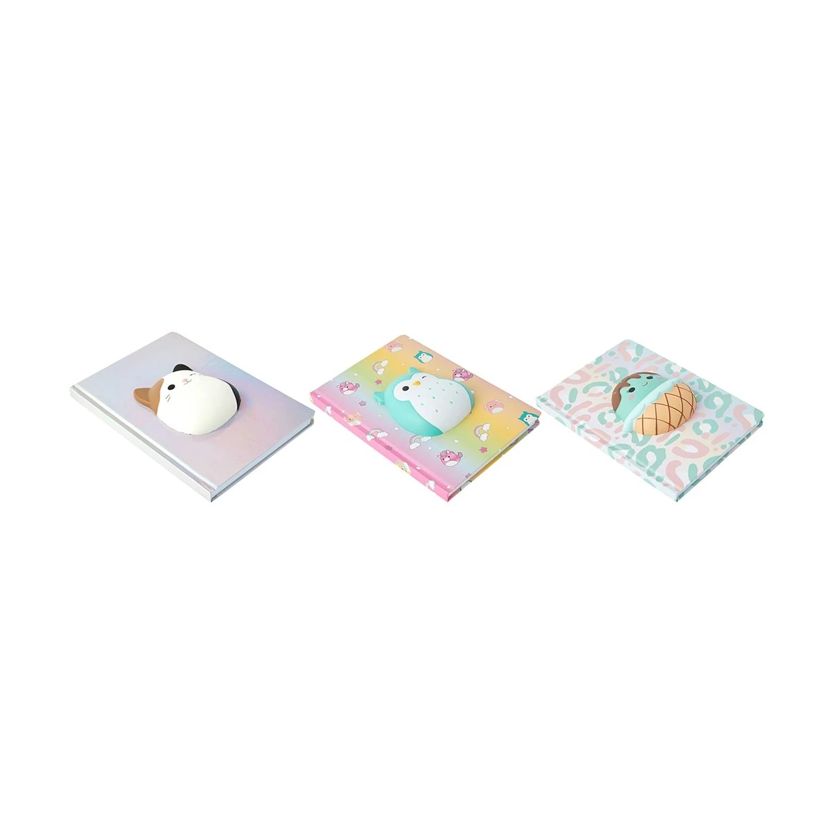 4 Original Squishmallows Squishy Journal - Assorted, 4 of 6