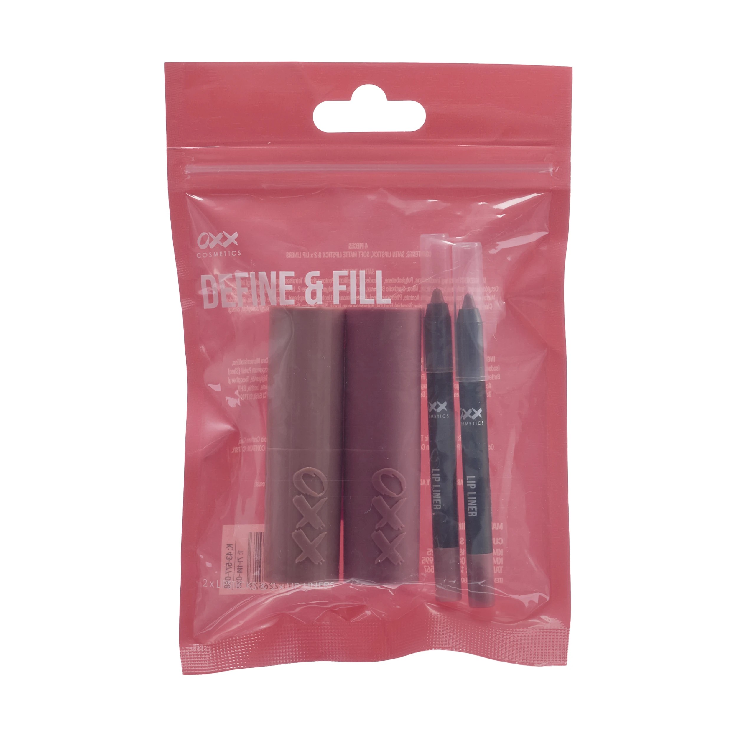 1 OXX Cosmetics 4 Piece Define and Fill Lip Kit - Day to Night, 1 of 8