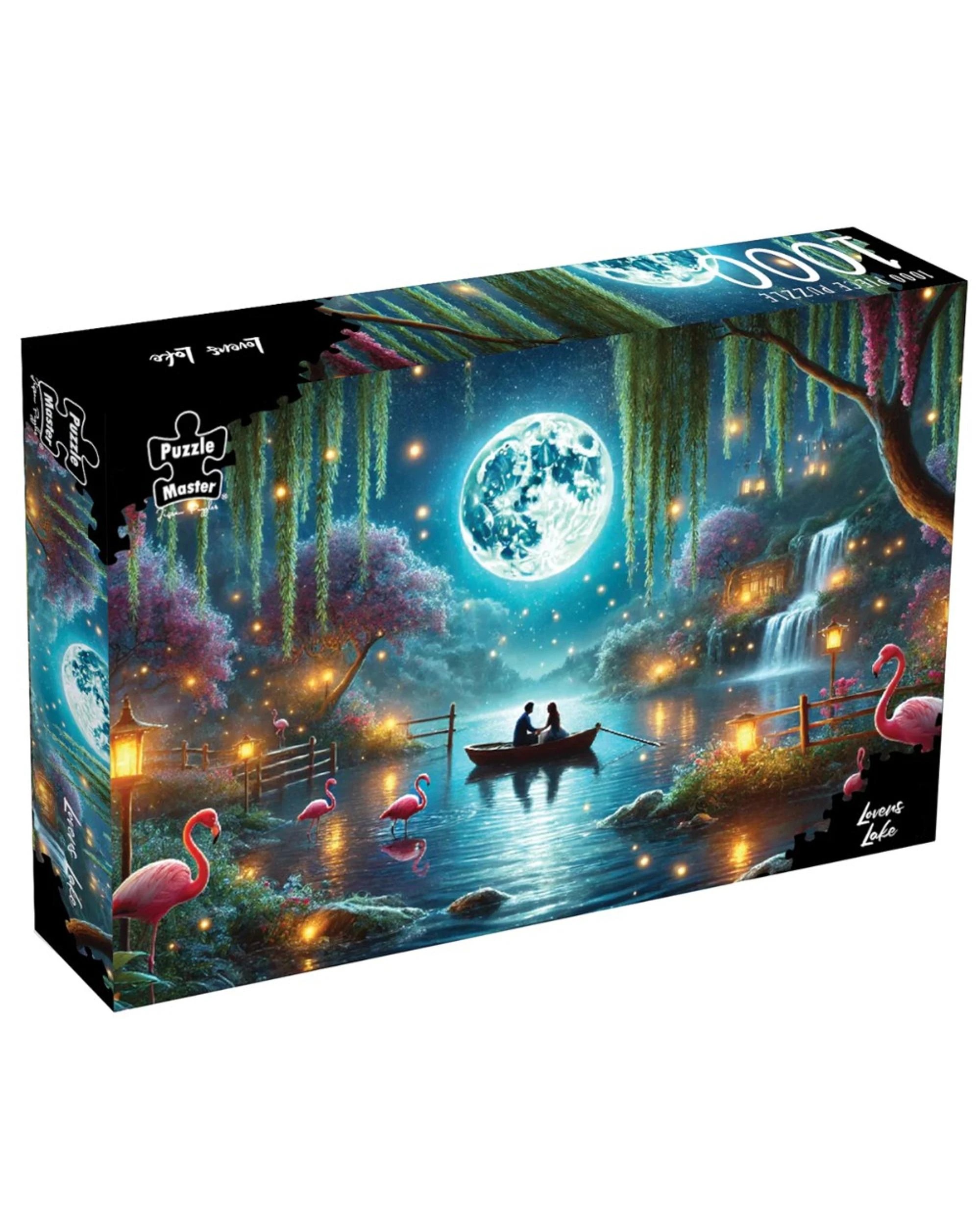1 Puzzle Master Lovers Lake 1000 Piece Jigsaw Puzzle, 1 of 2