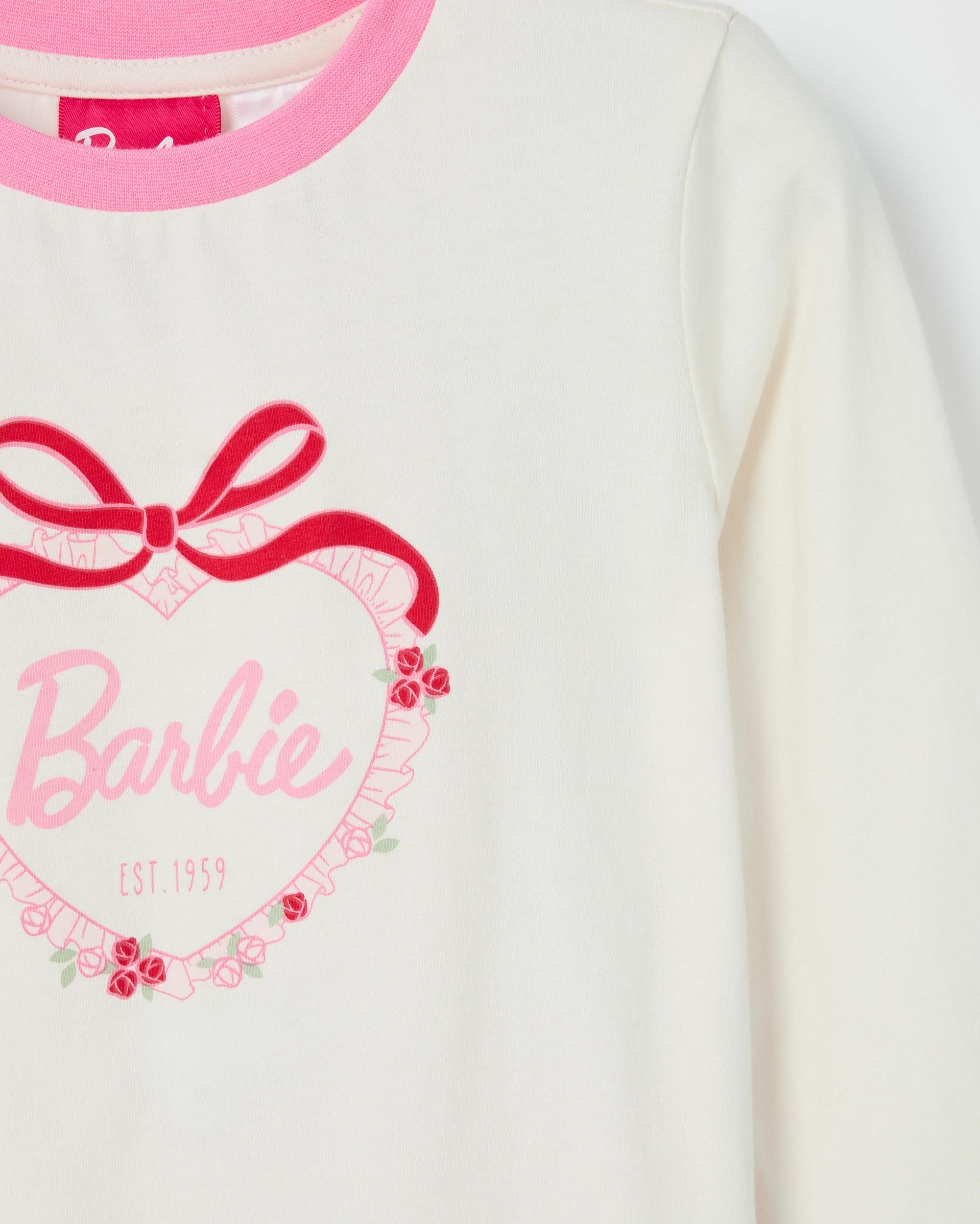 4 Barbie Australian Cotton 2 Pack Younger Girls Pyjama Set BARBIE, 4 of 5