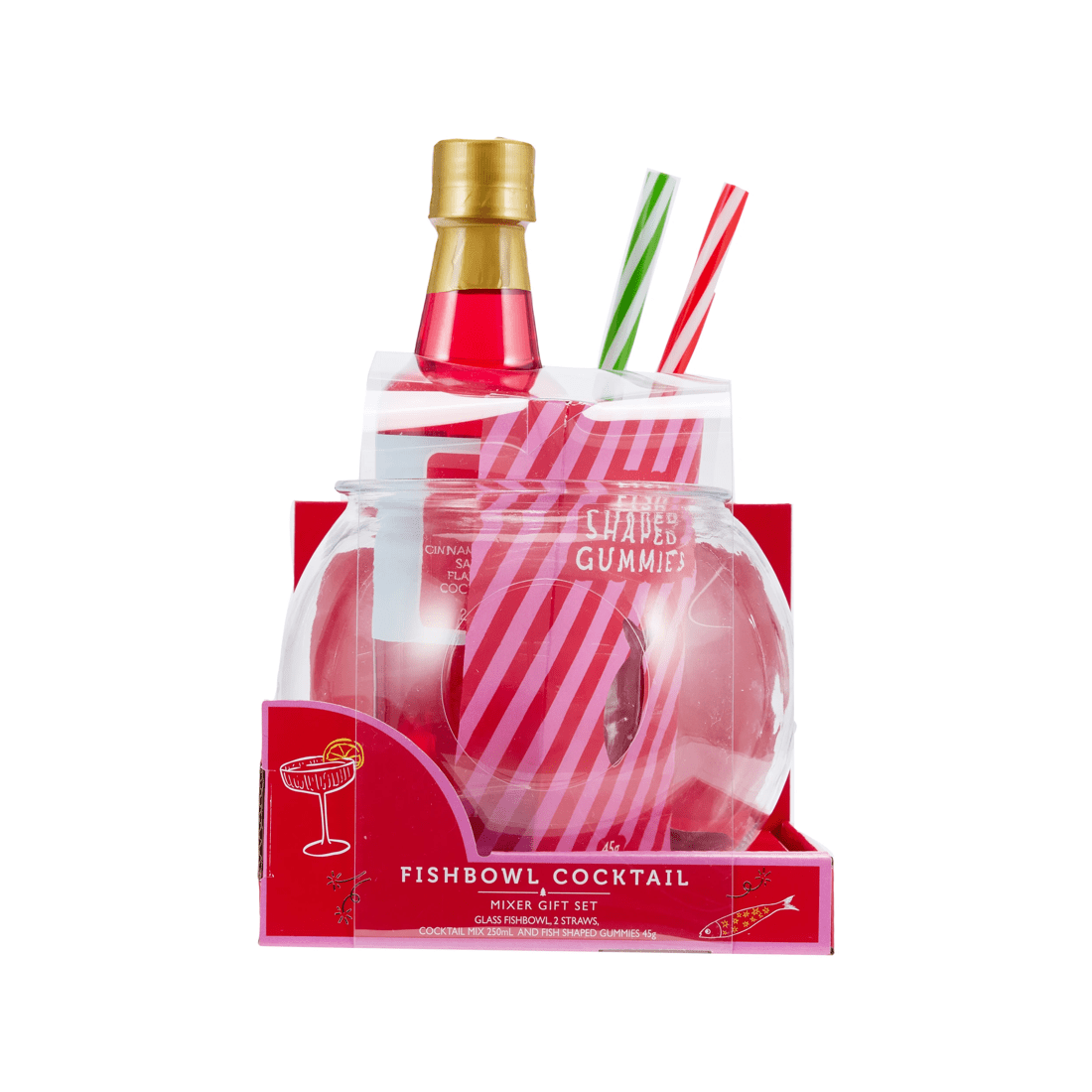 1 Fishbowl Cocktail Mixer Gift Set, 1 of 8