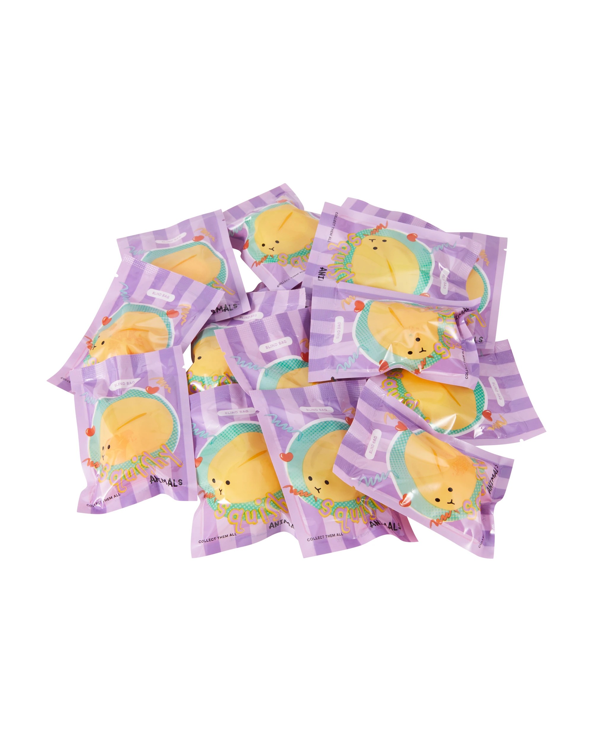 1 16 Pack Blind Bag Party Favours Squishy Animals, 1 of 5