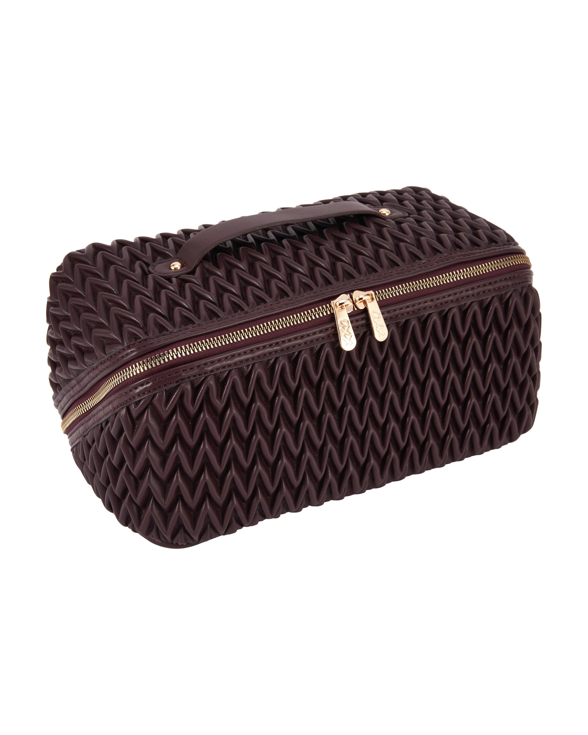1 OXX Cosmetics Makeup Bag - Brown, 1 of 6