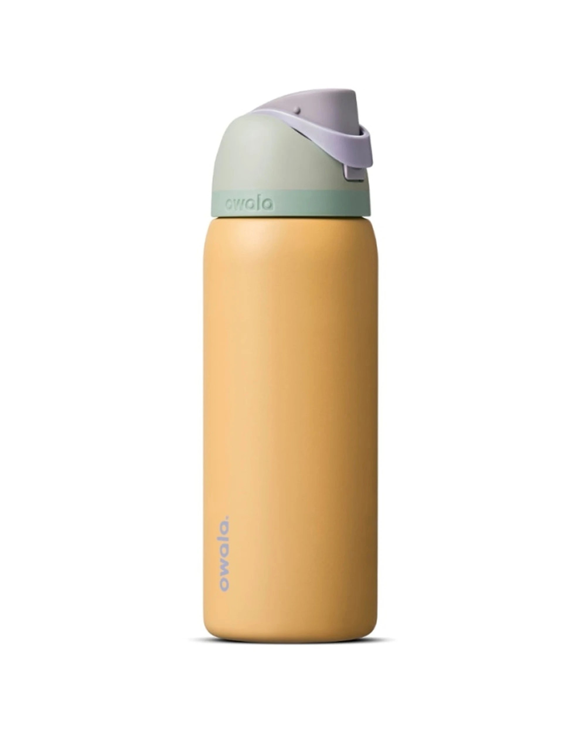 1 Owala FreeSip Stainless Steel Insulated 32oz Water Drink Bottle Beachfront - Yellow, 1 of 4