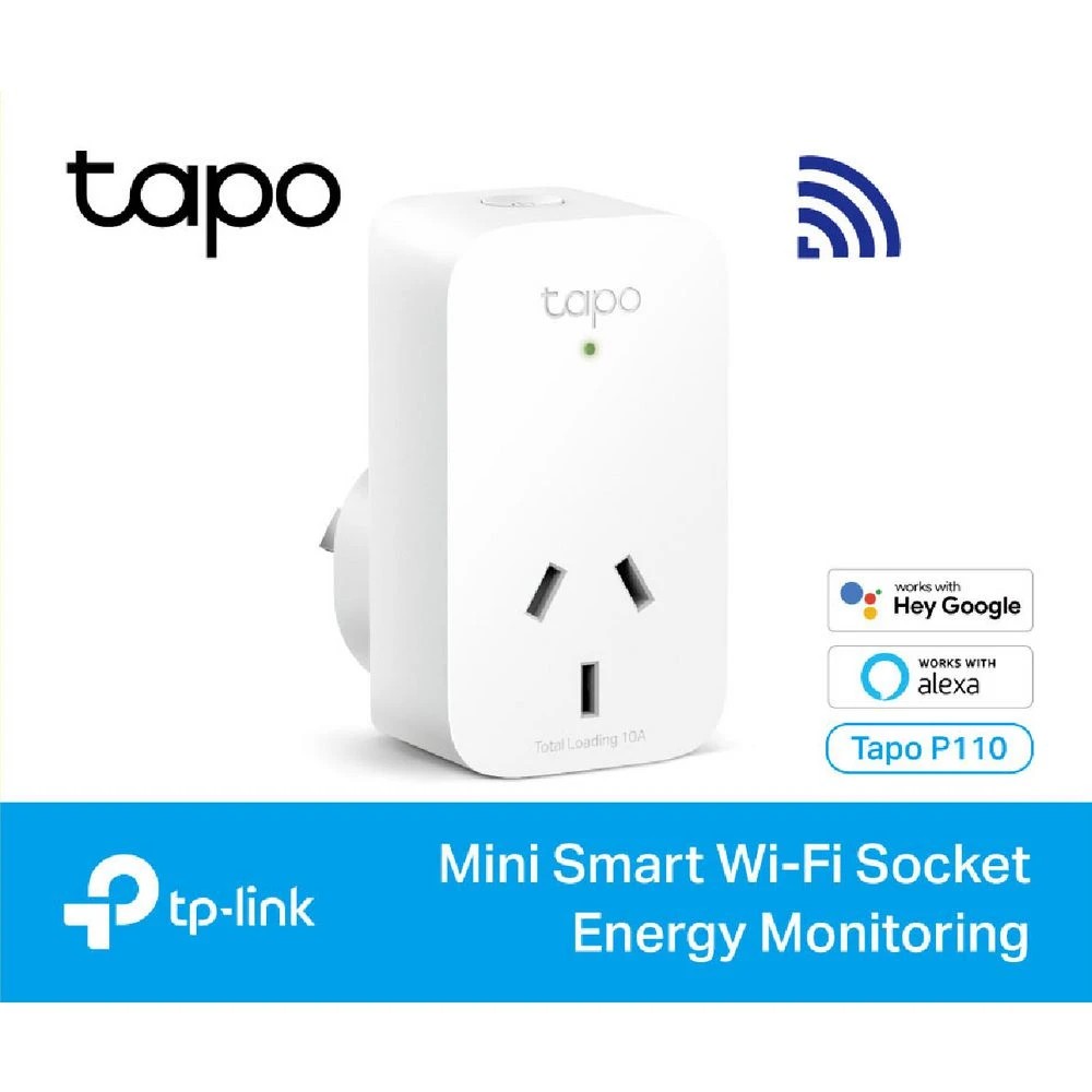 2 TP-Link Tapo P110 Energy Monitoring Smart Plug 2 Pack, 2 of 5
