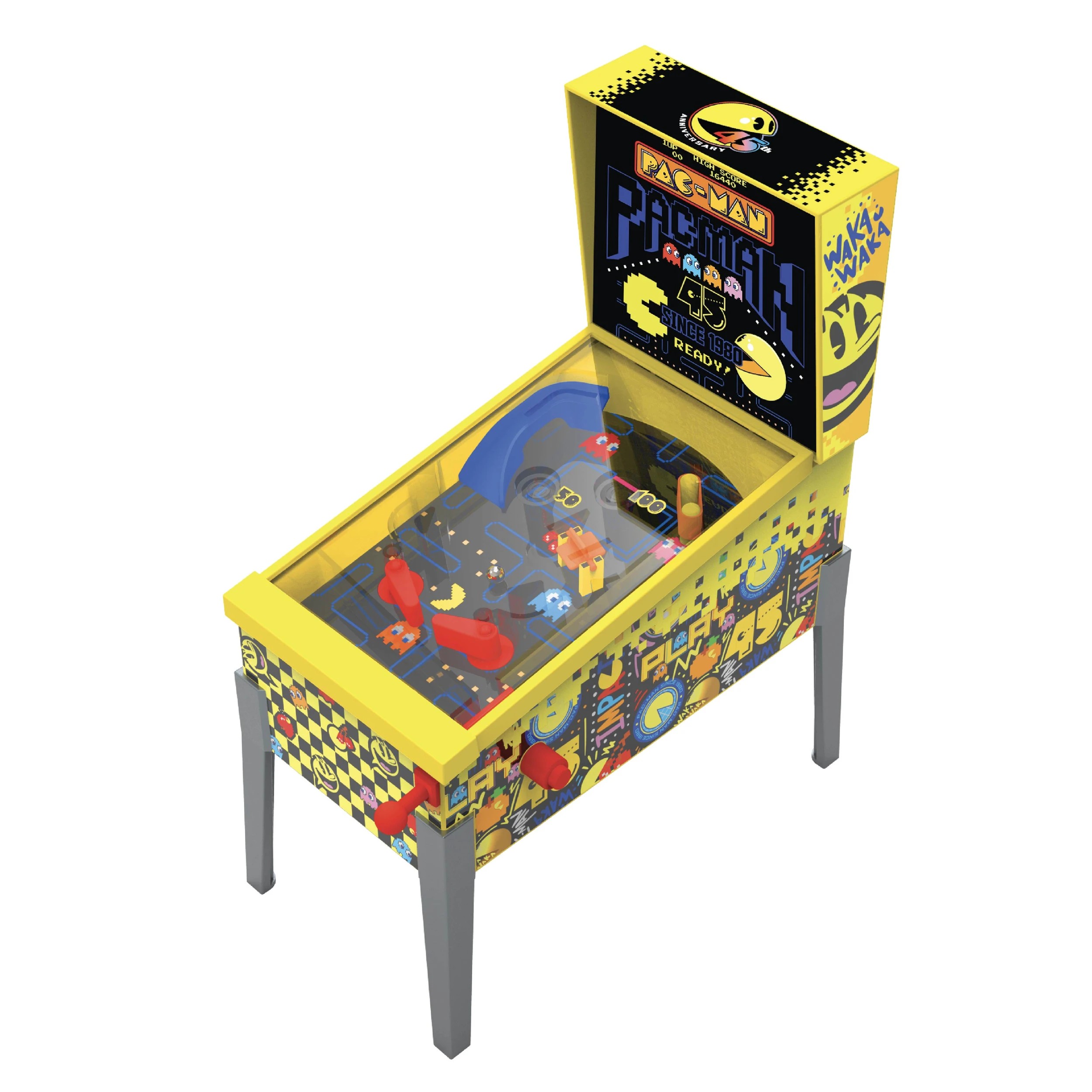 2 PAC-MAN Pac - Man Mini Arcade Pinball 45th Anniversary - Multi, 2 of 2