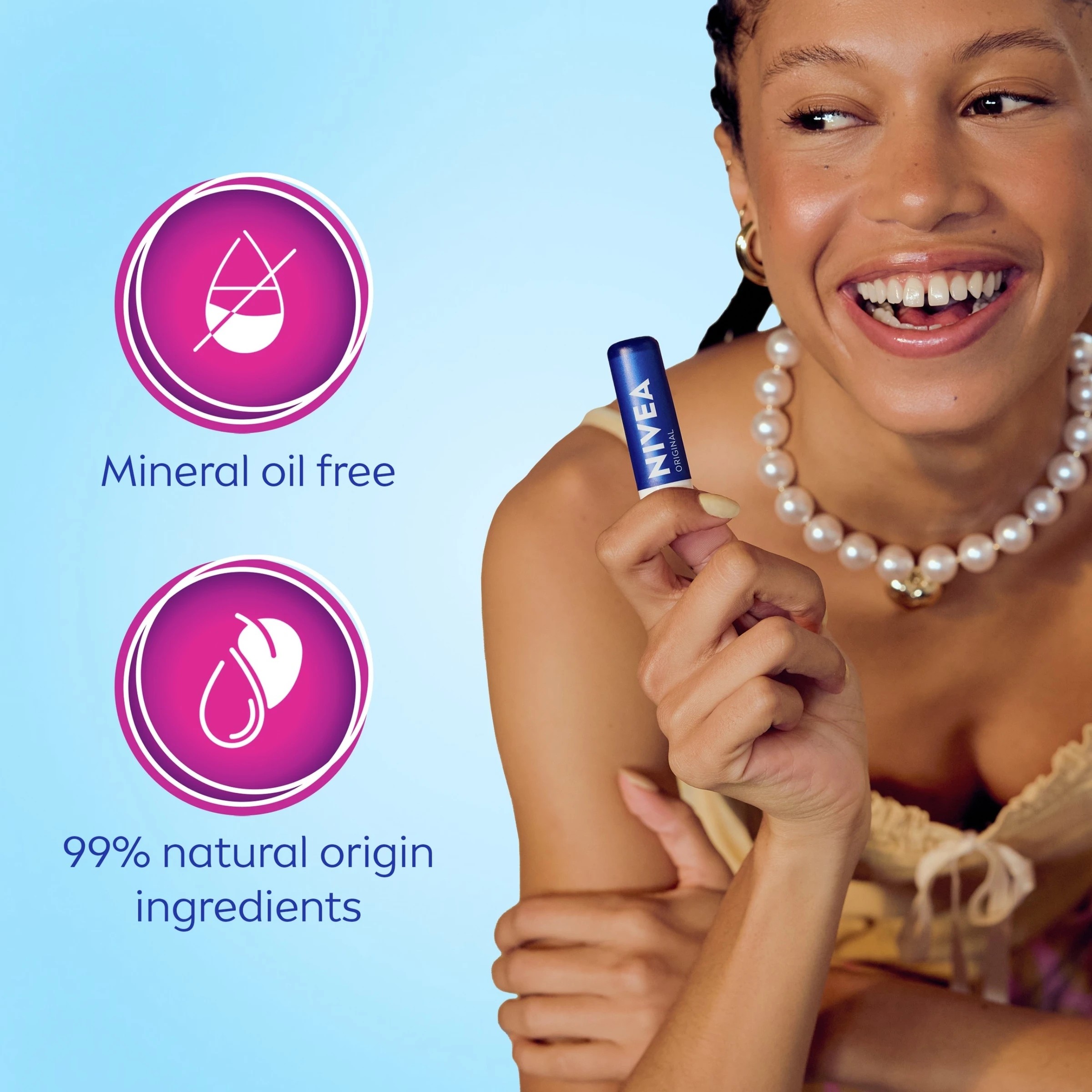 1 Nivea Original Care Lip Balm 4.8g, 1 of 7