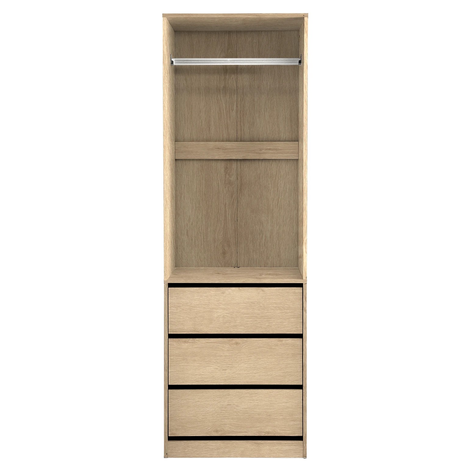 3 Artiss Wardrobe Clothes Closet Storage Organizer - Natural, 3 of 8