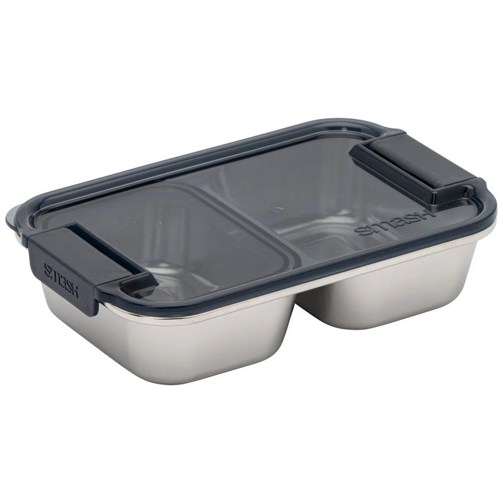 2 Smash Wet & Dry Snack Box Charcoal, 2 of 4