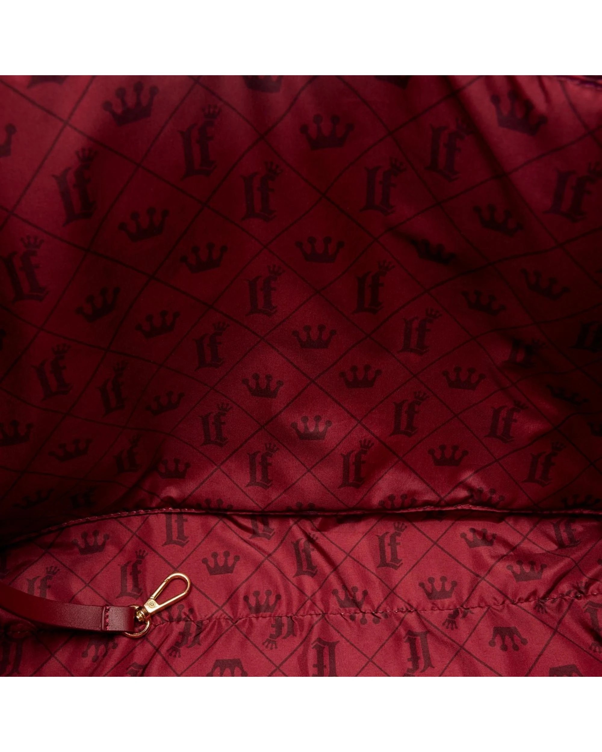 4 Loungefly Mo Red Convertible Backpack and Tote Crossbody Pin Trader Bag, 4 of 5