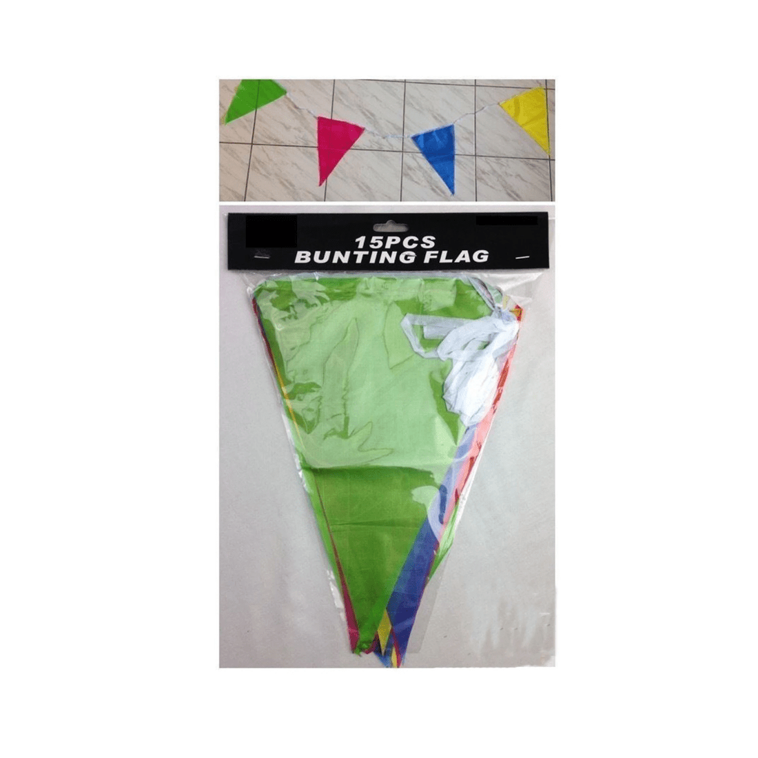 2 BR Costumes Colorful Triangle Bunting Flag Set for Parties and Celebrations, 2 of 4