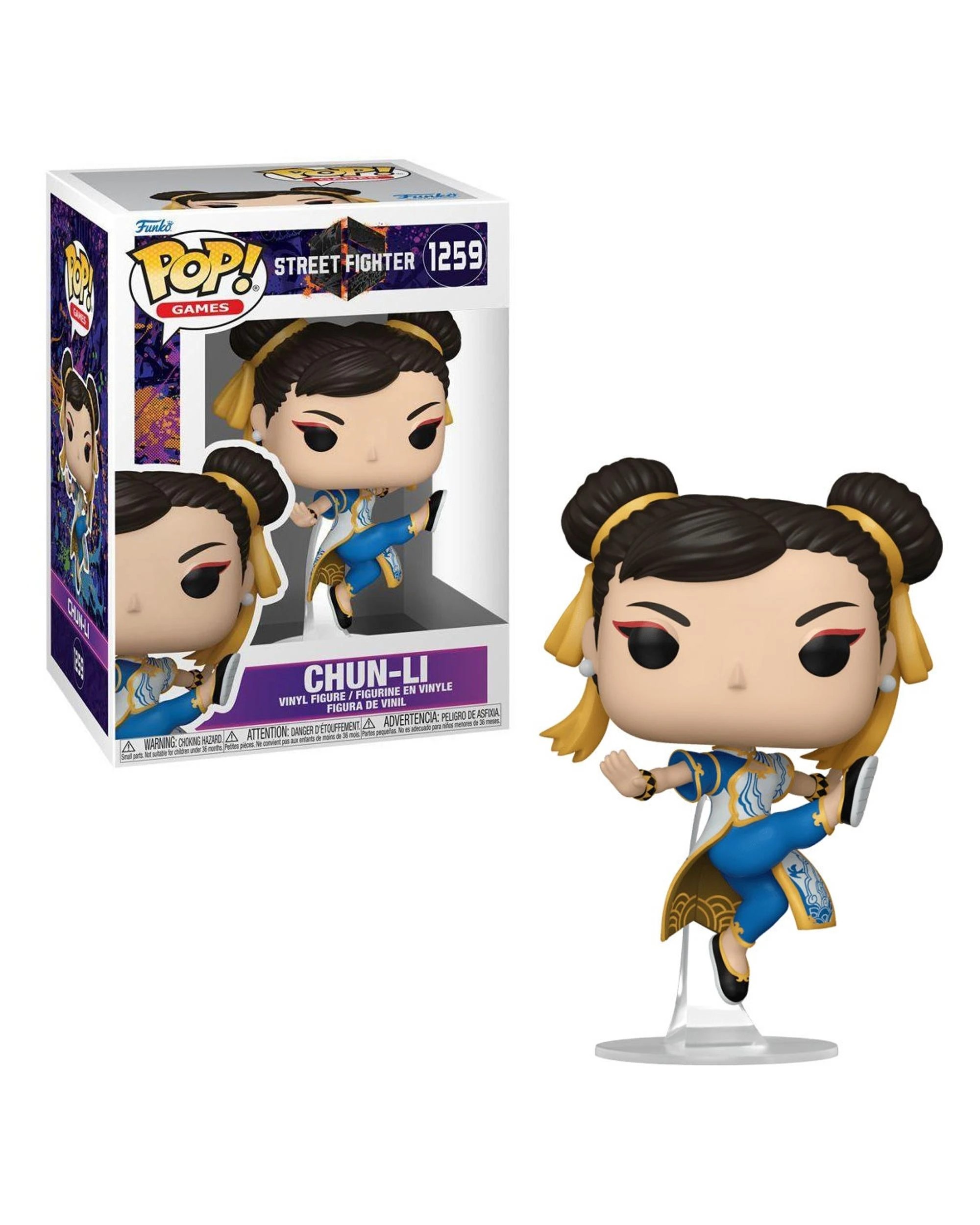 1 Street Fighter 6 Chun-Li Funko POP! Vinyl, 1 of 3