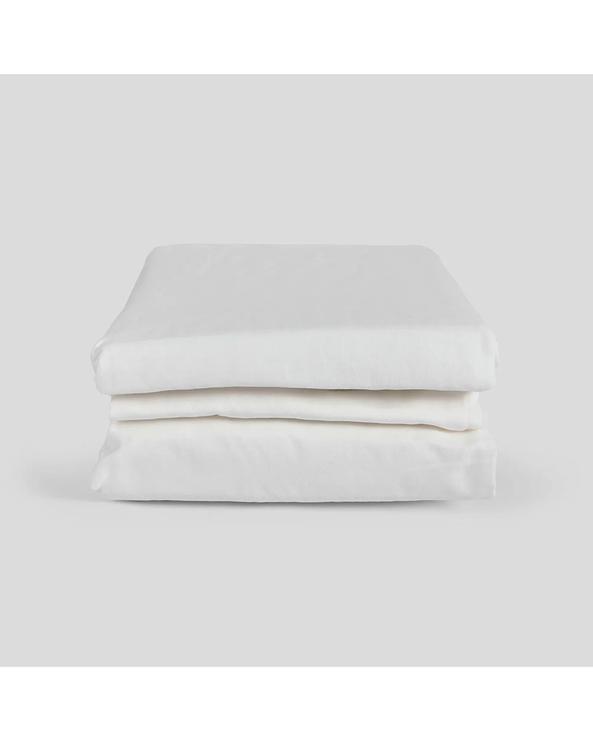 4 Bulbul Home Fitted Sheet & Pillowcase Bedding Set Snow 375TC - Queen Bed - White, 4 of 5
