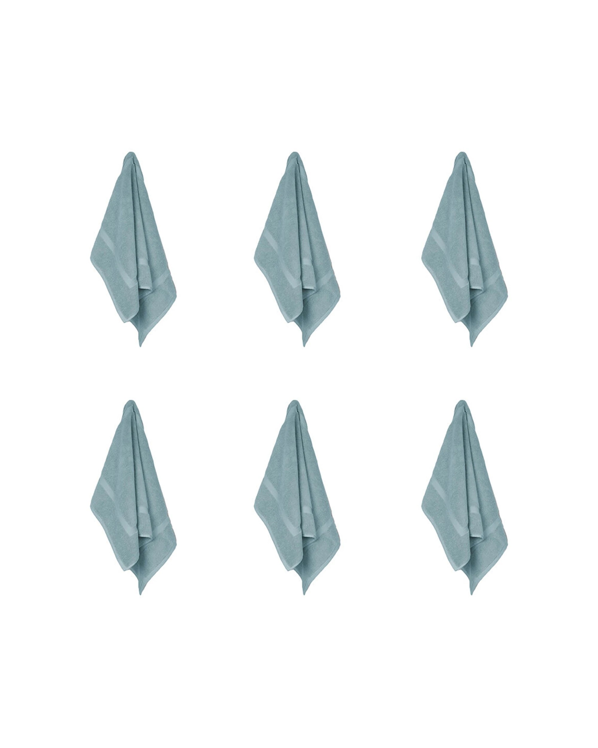 1 ARDOR 6PK Algodon St Regis Towel Collection 50x80cm Bath Mat Combed Cotton, 1 of 4