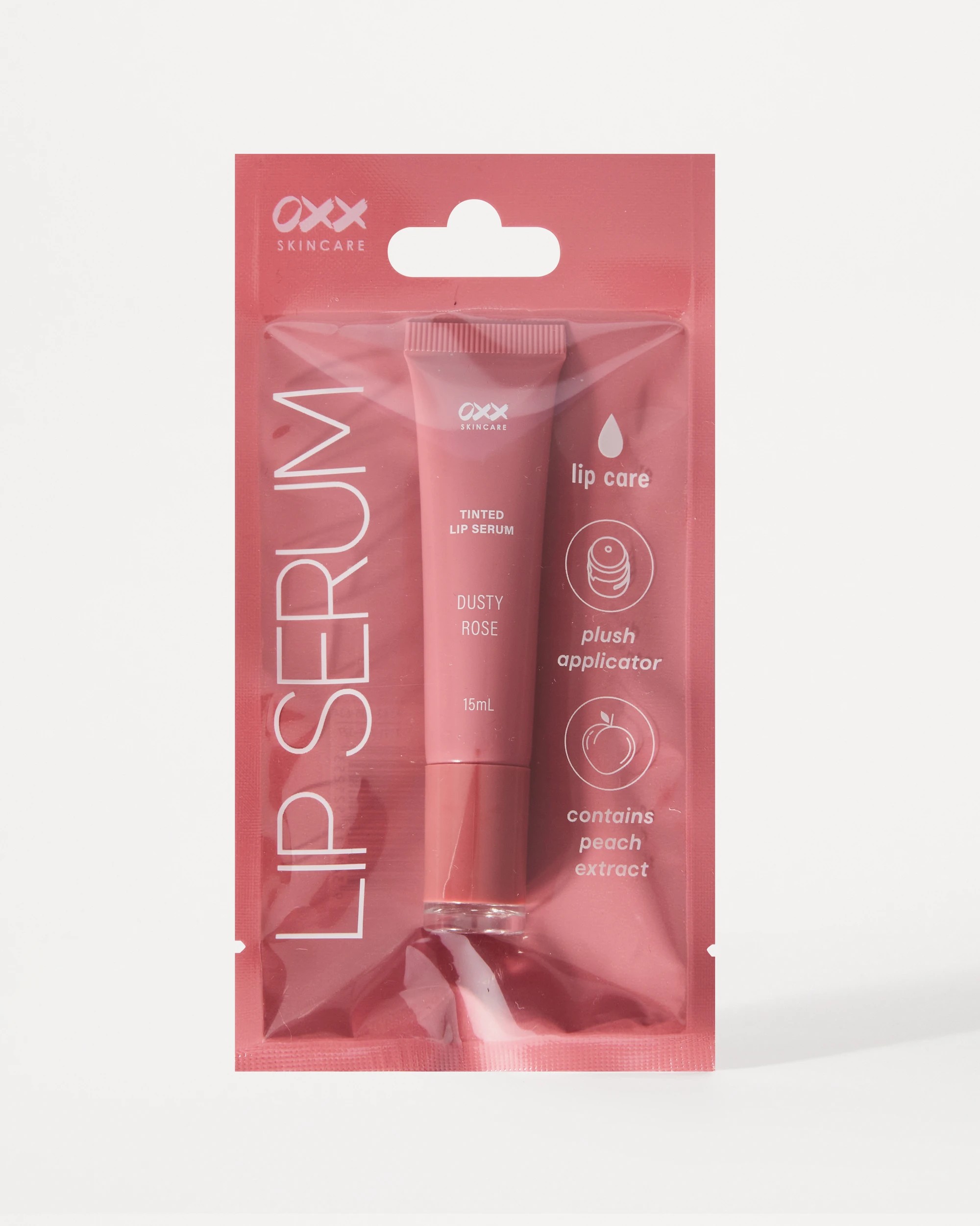 4 OXX Skincare Lip Care Tinted Lip Serum 15ml - Dusty Rose, 4 of 5