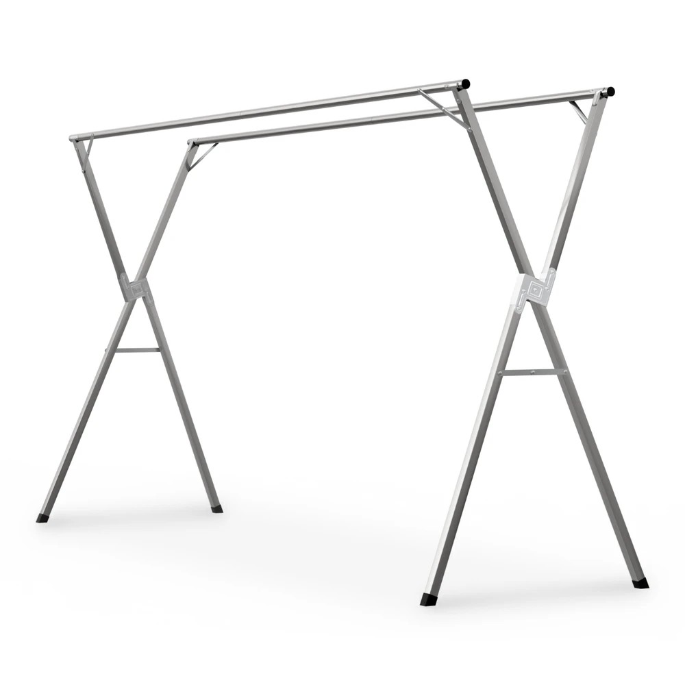 1 Artiss Clothes Rack Adjustable Foldable Steel - Silver, 1 of 7