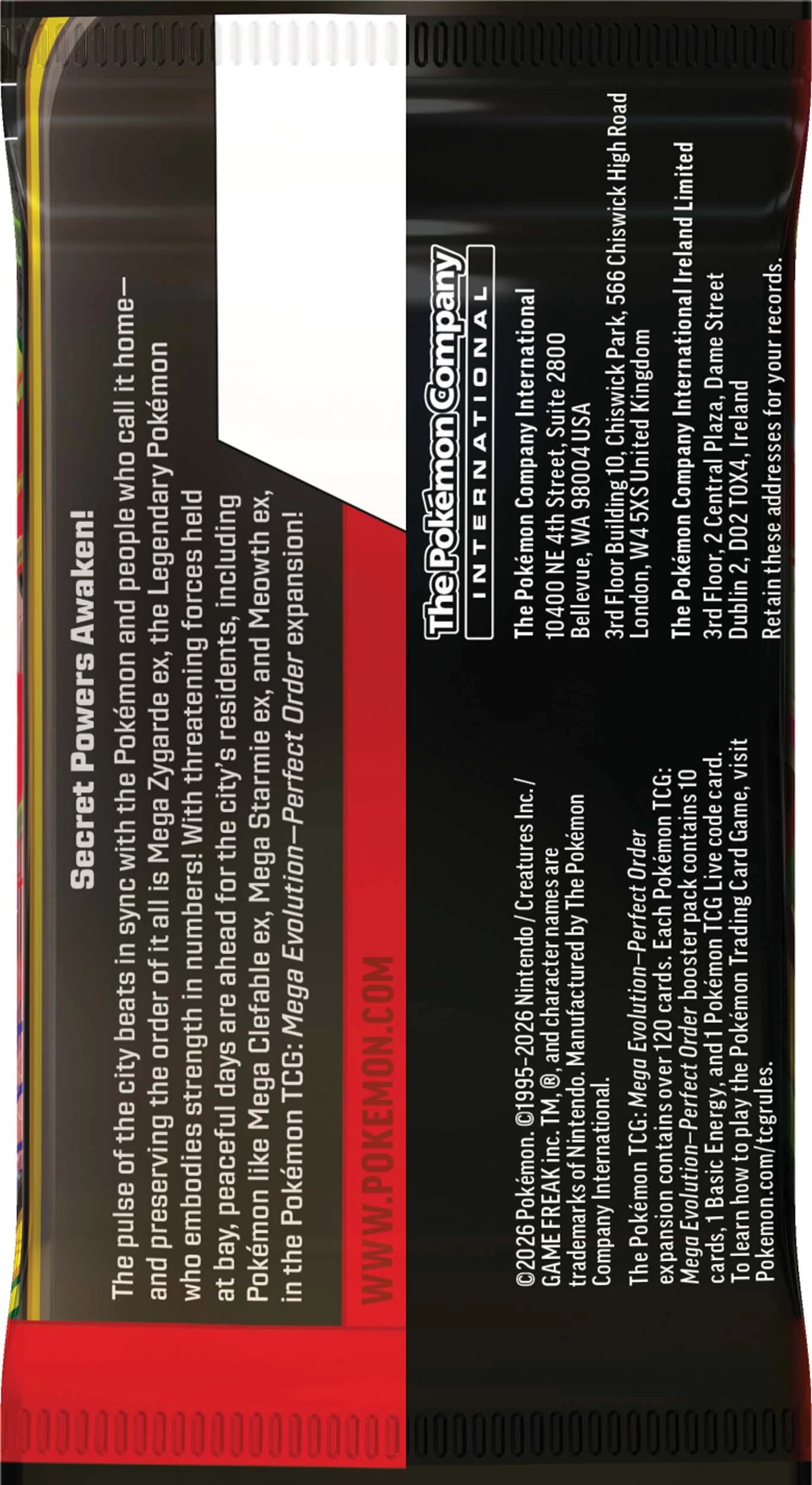 9 Pokemon Trading Card Game: Mega Evolution - Perfect Order Booster Display - Assorted, 9 of 9