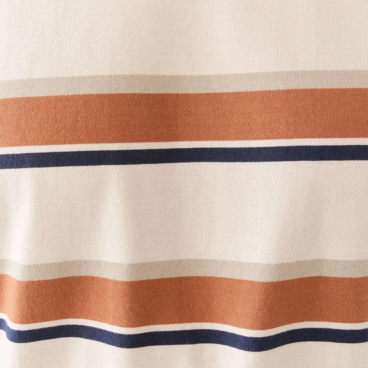 6 Oversized Striped T-Shirt Bge Strp, 6 of 6