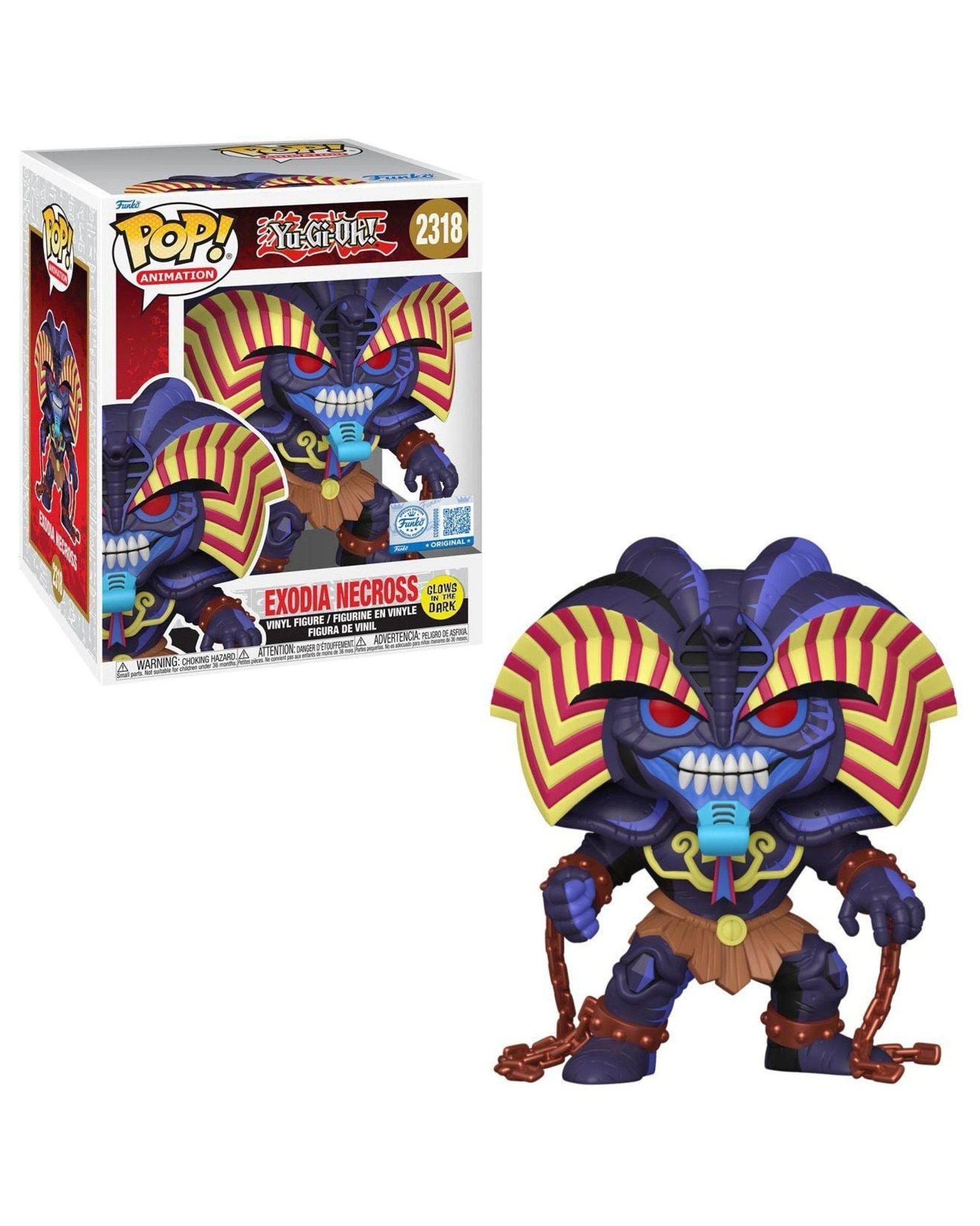 1 Yu-Gi-Oh Exodia Necross Glow 6 inch Funko POP! Vinyl, 1 of 4