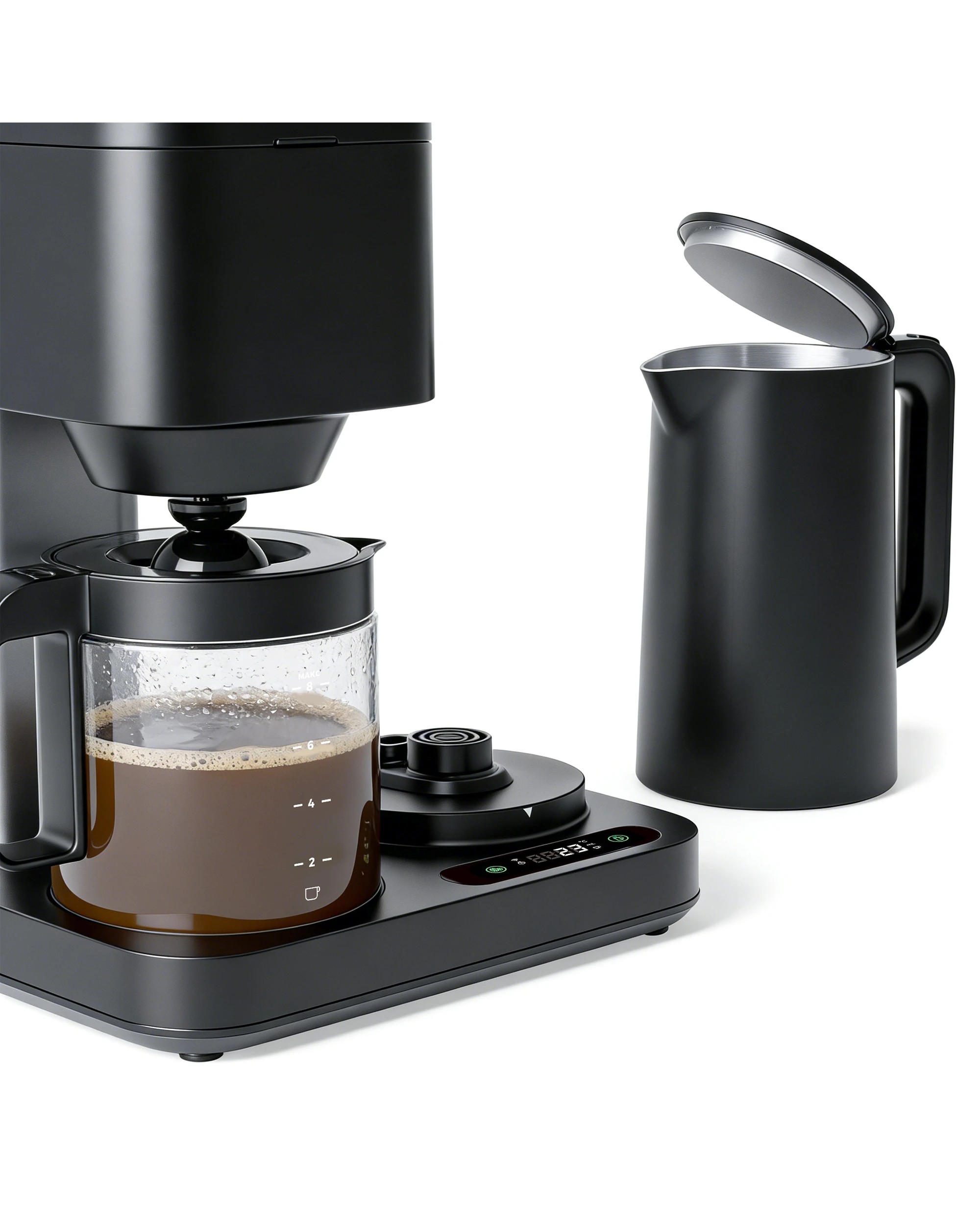 3 Advwin Coffee Maker with Kettle - Black, 3 of 6