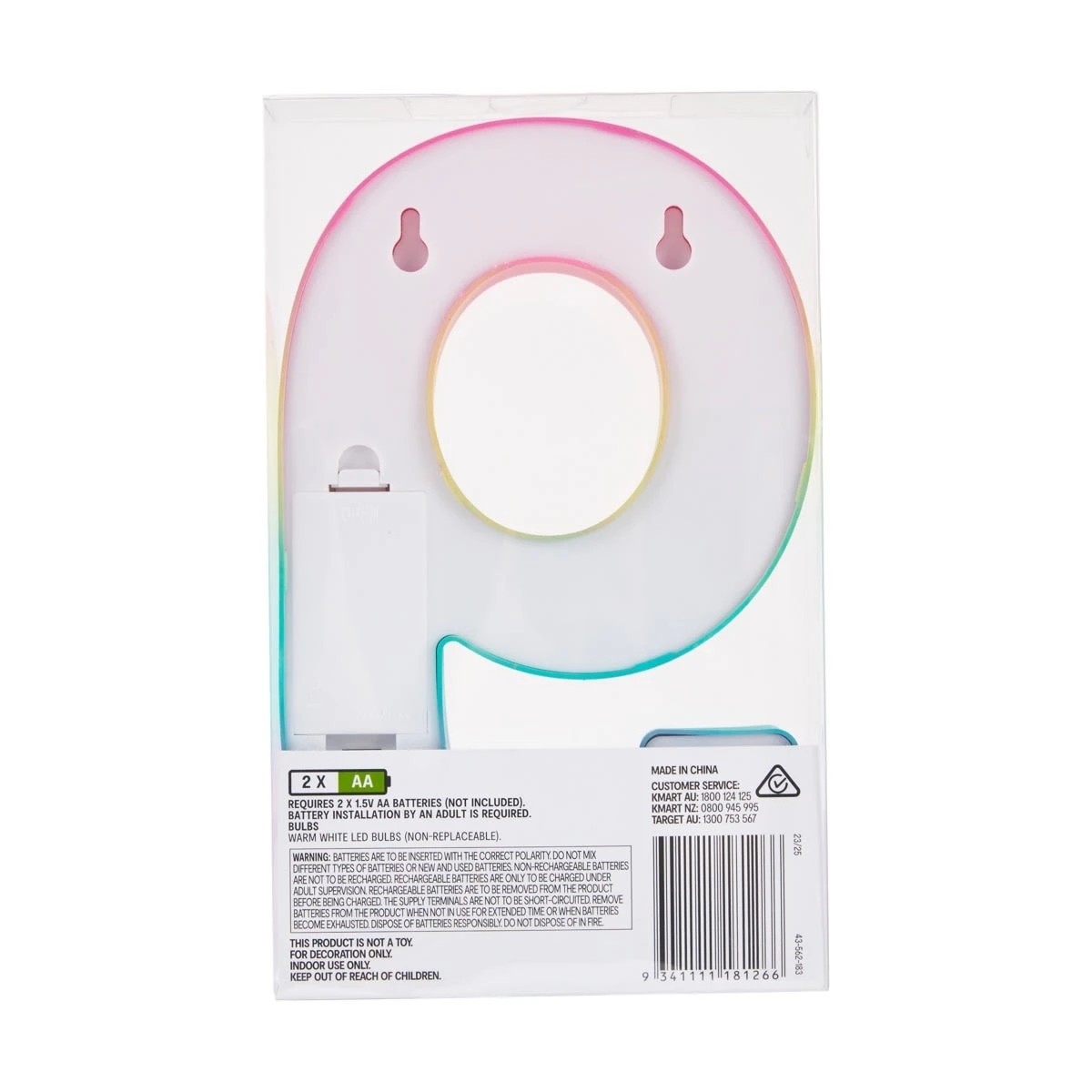 5 Ombre Light Up Number - 9, 5 of 5