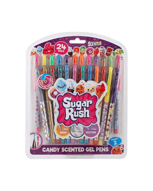 24 Pack Scentos Candy Scented Gel Pens