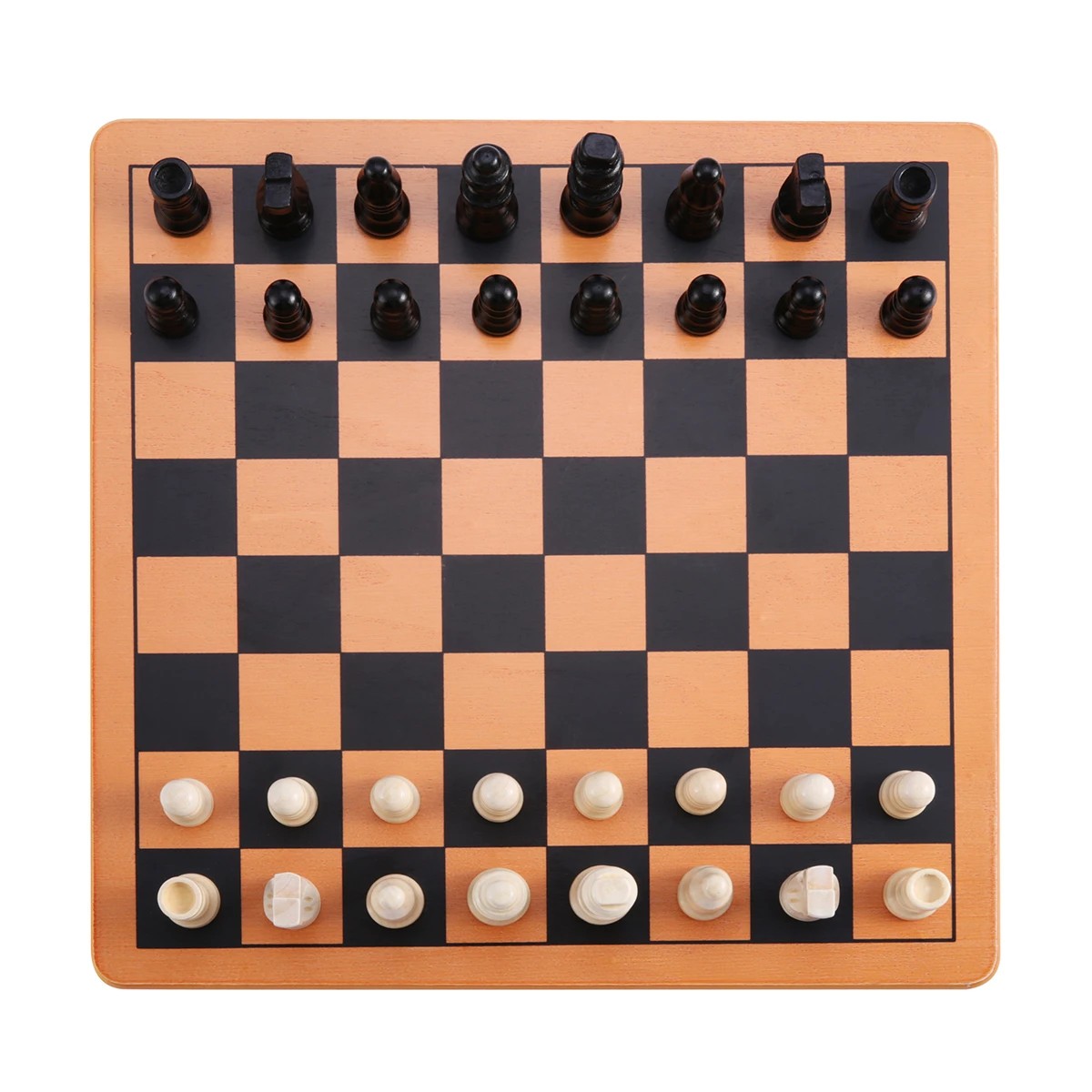 3 Wooden Chess and Draughts Game, 3 of 4