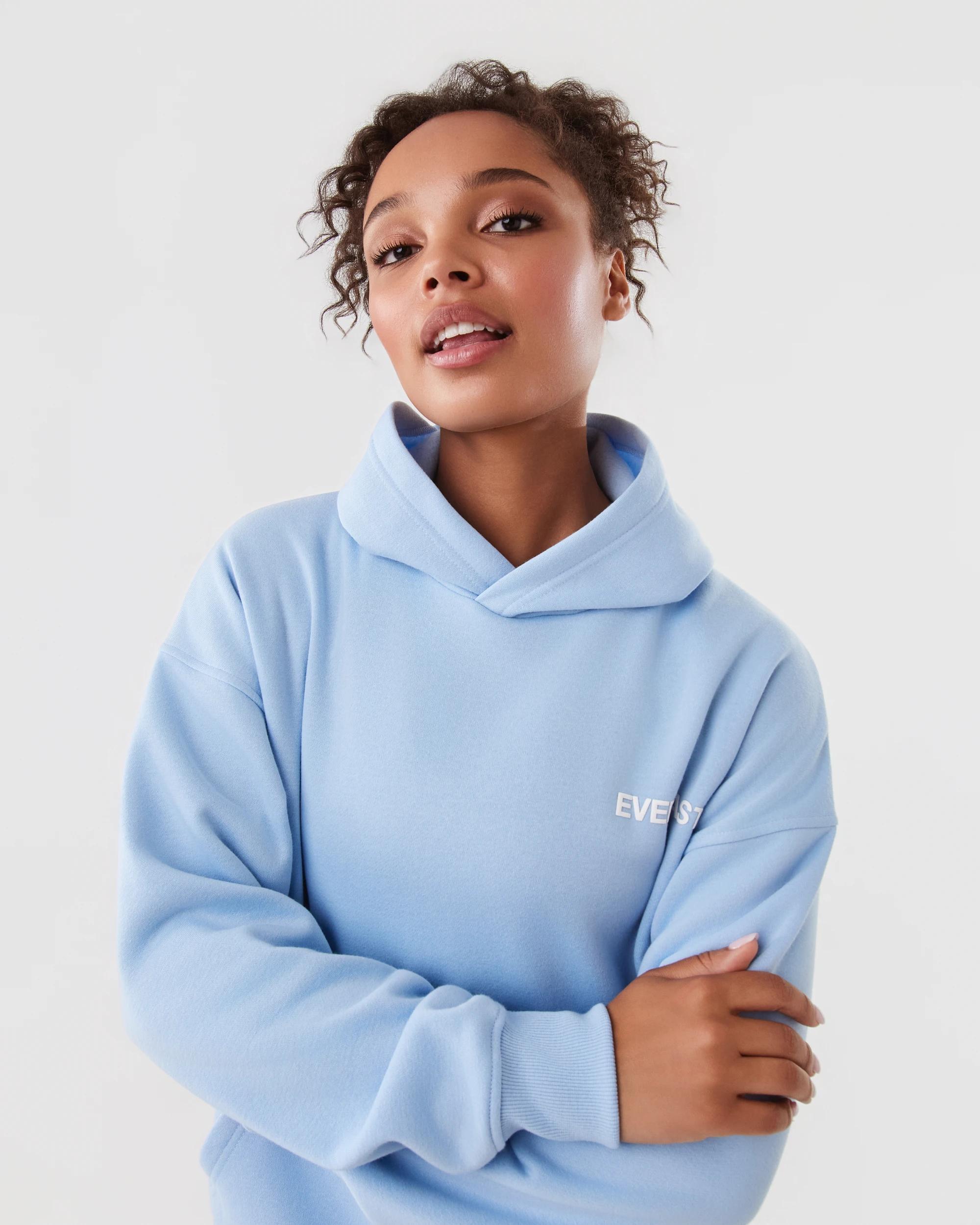 5 Everlast Womens Street Hoodie Blue Chalk, 5 of 9