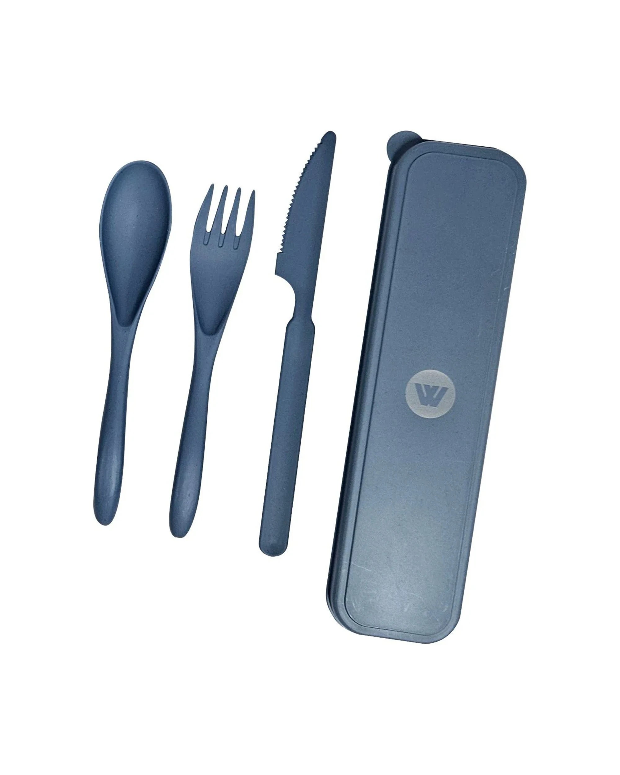 2 Wildtrak Wheat Straw Tableware Set 4pc Biodegradable Eco Friendly Camping - Assorted, 2 of 3