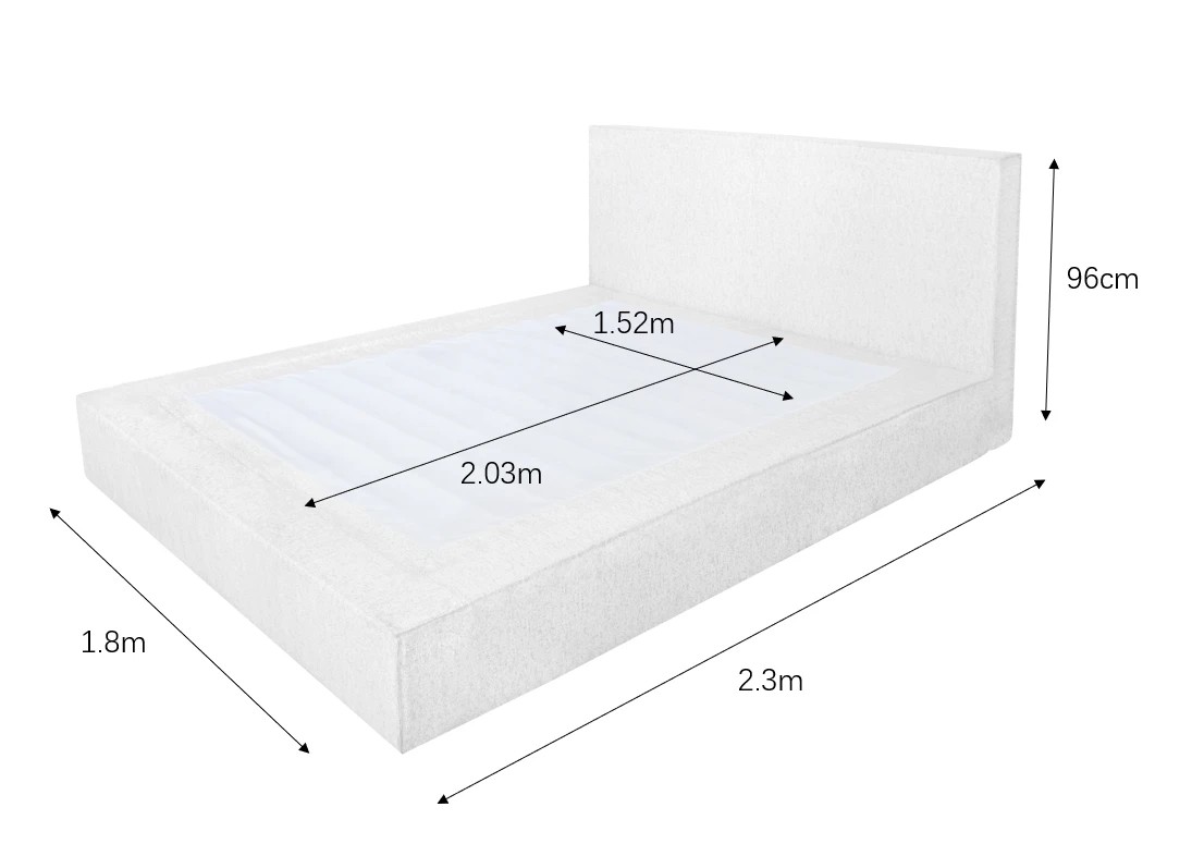 8 Queen Bed Jax Compressed Bedframe, 8 of 8