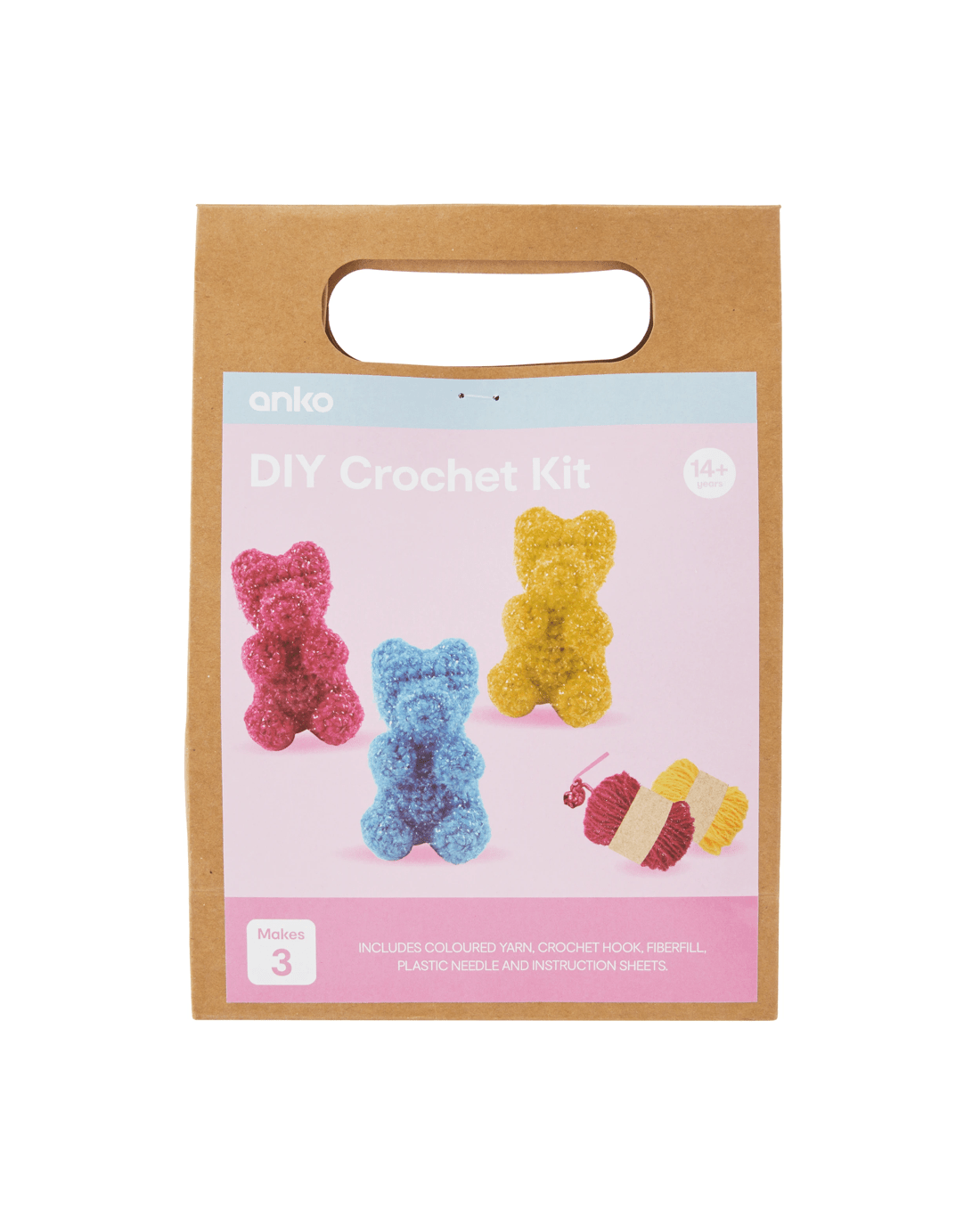 1 DIY Crochet Kit - Bear, 1 of 3
