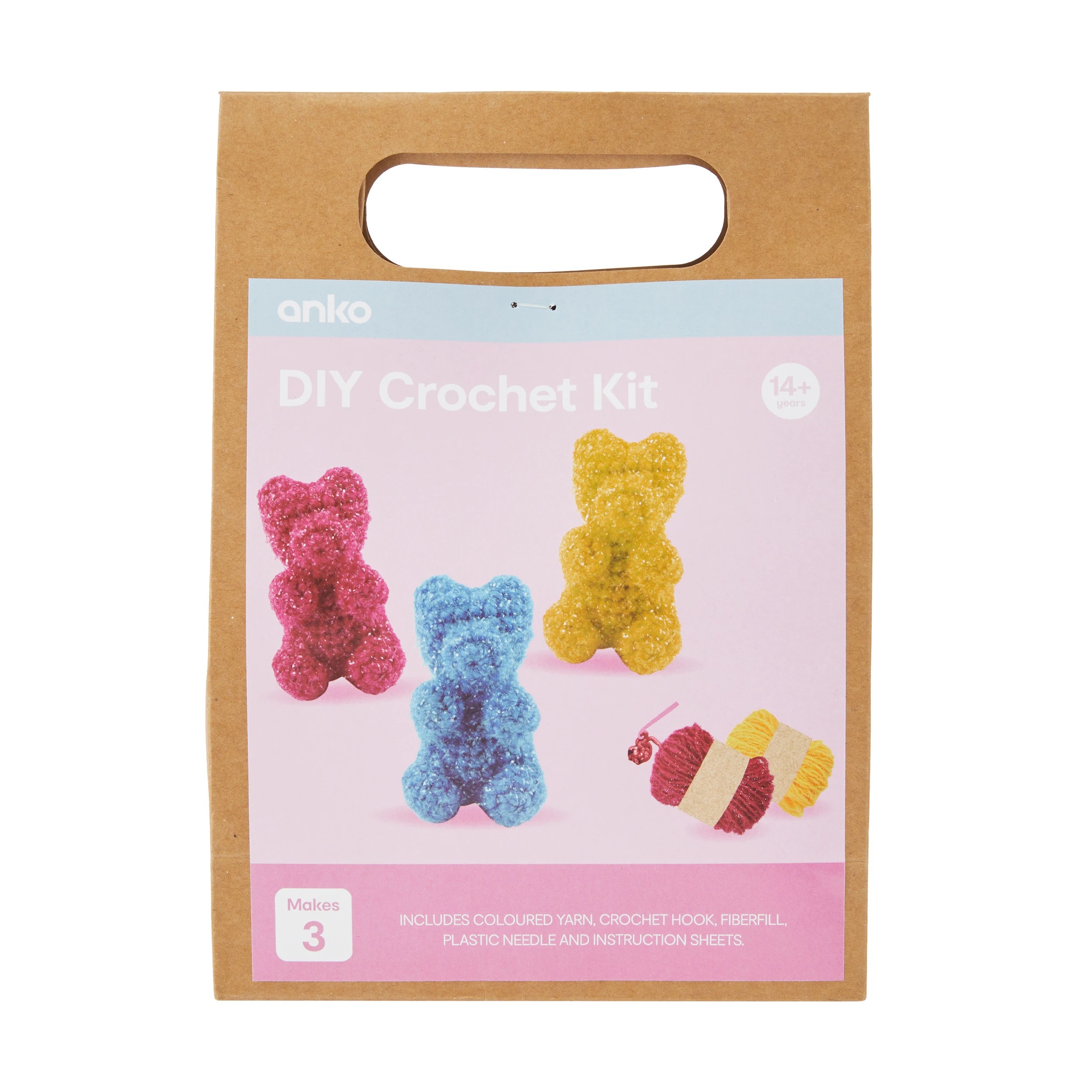 1 DIY Crochet Kit - Bear, 1 of 3