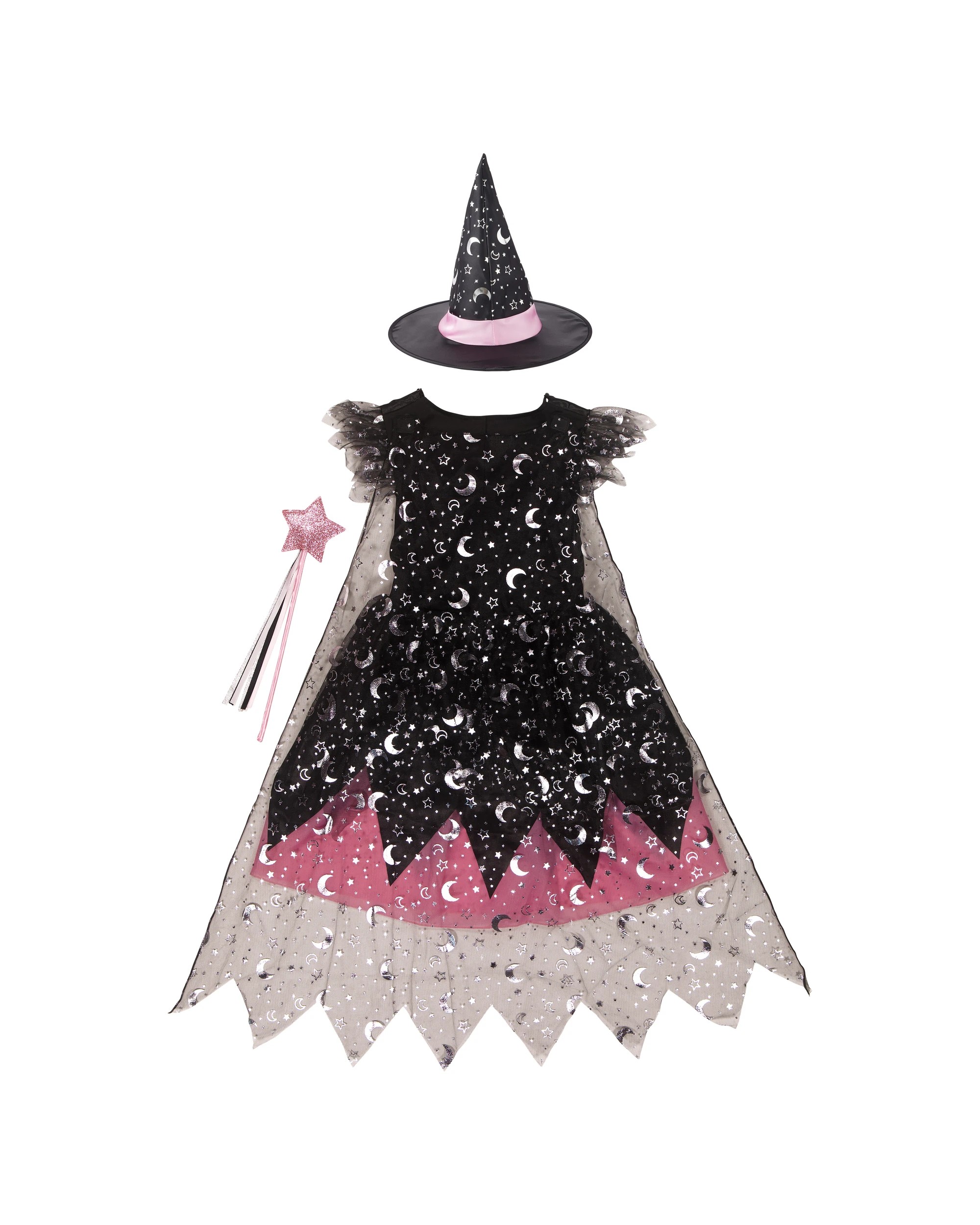8 3 Piece Deluxe Star Witch Costume - Ages 6-8, 8 of 10