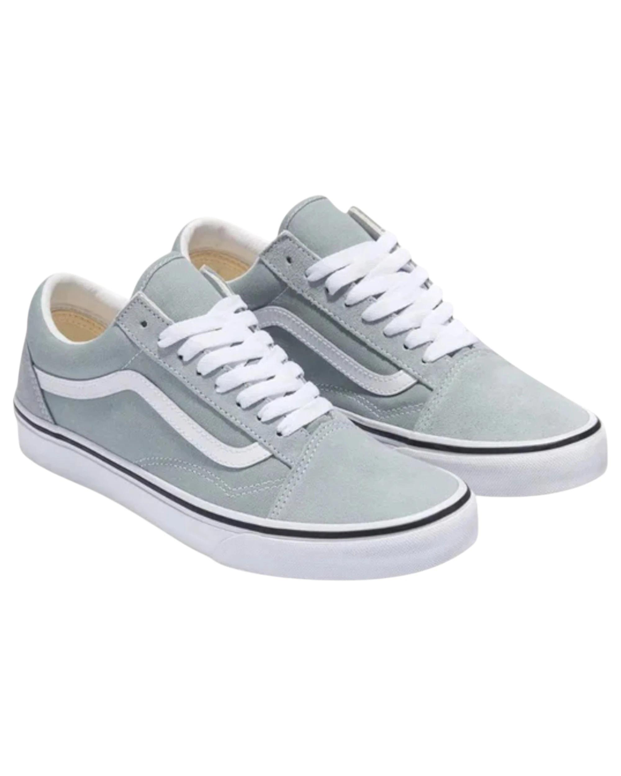 1 Vans Unisex Old Skool Low Top Color Theory Pure Grey Lace Up Shoes GREY, 1 of 6