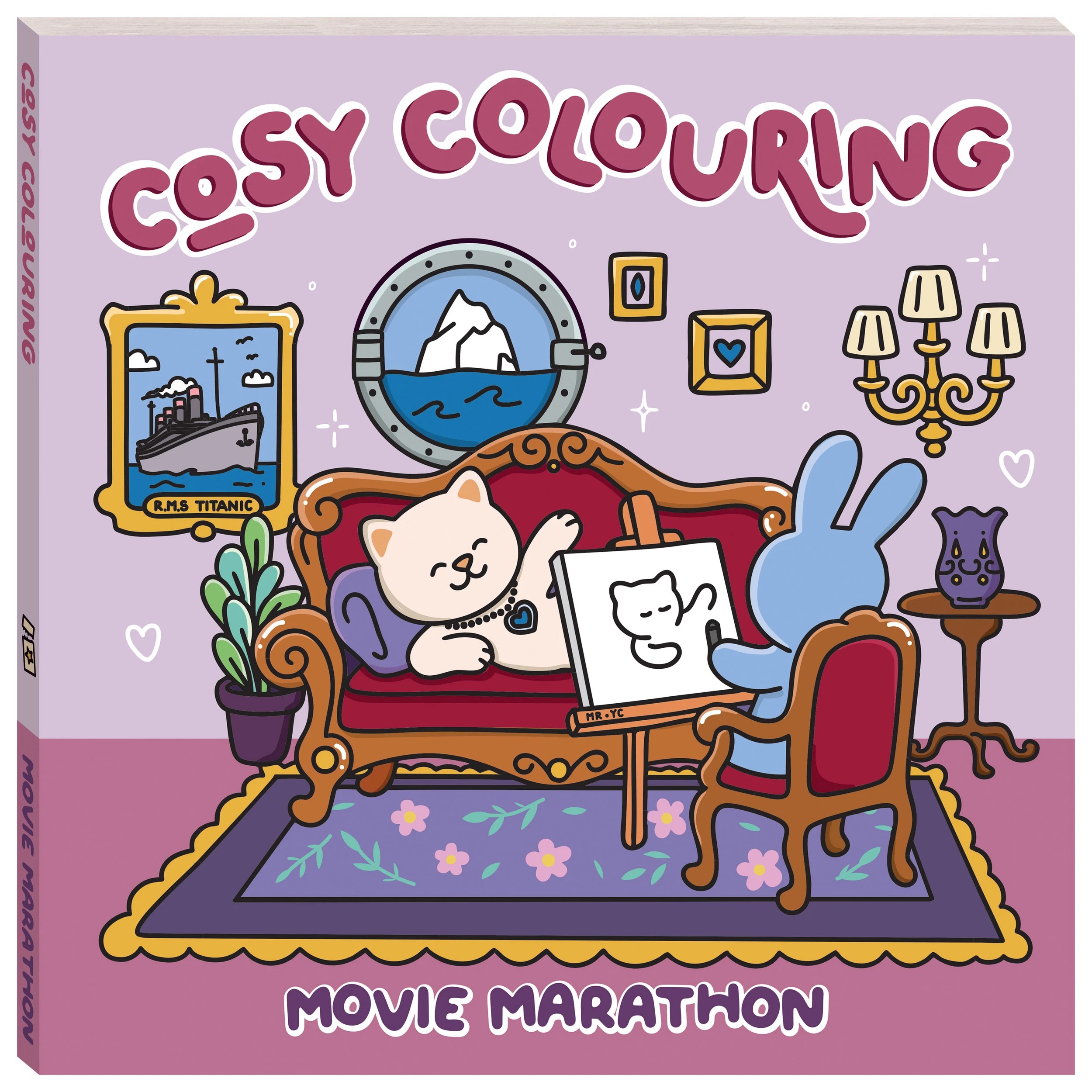 1 Art Maker Cosy Colouring: Movie Marathon - Book, 1 of 5