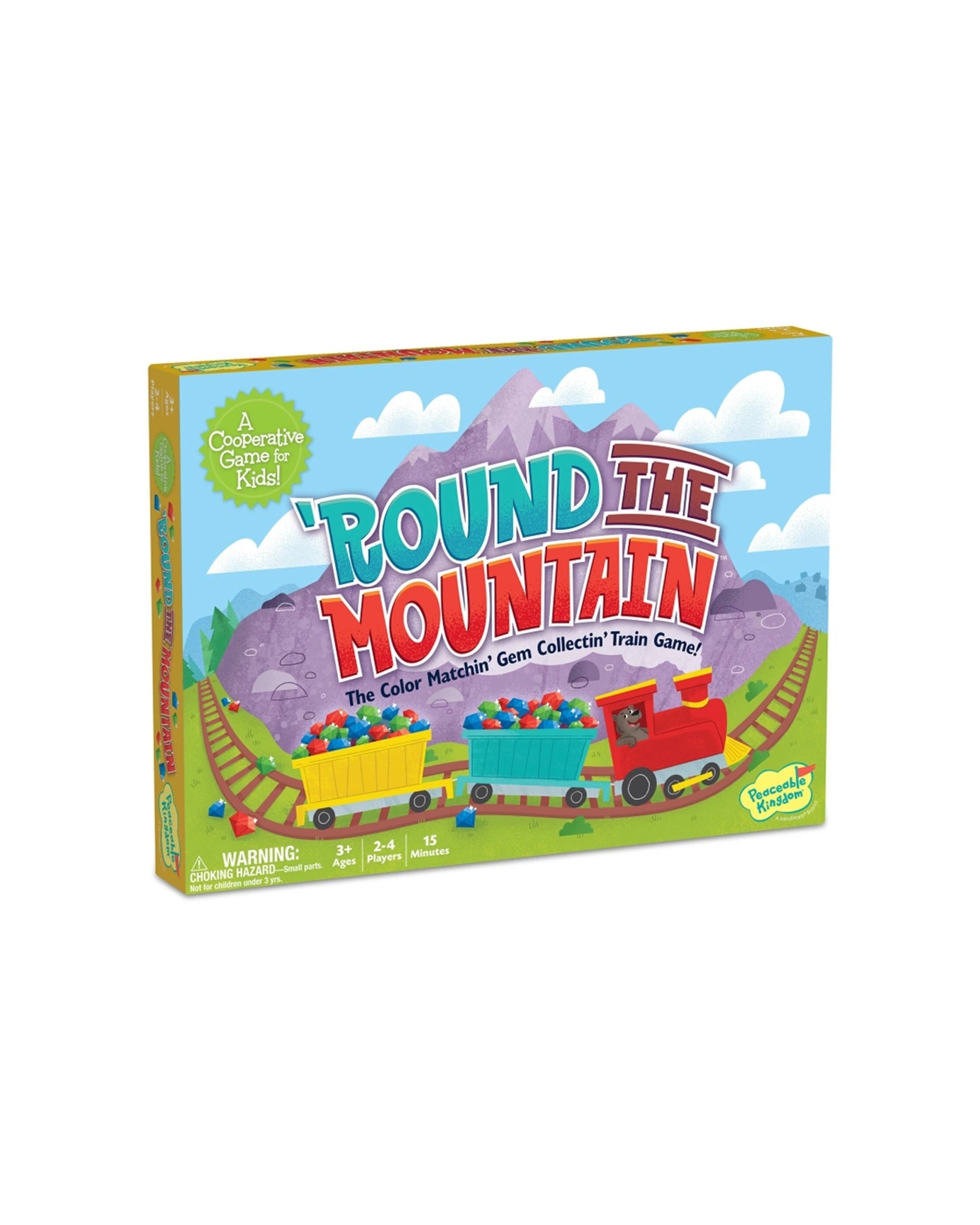 1 Peaceable Kingdom Round The Mountain Cooperative Train Game Kids - Multi, 1 of 1