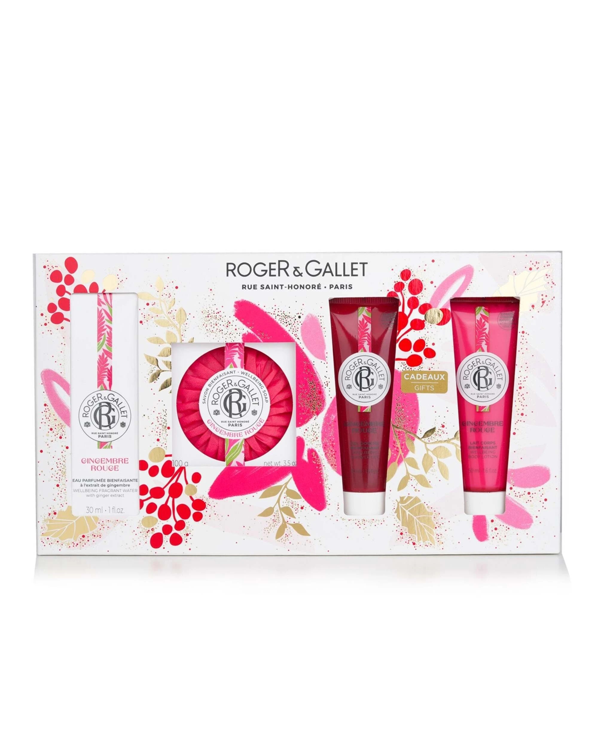 1 Roger & Gallet Gingembre Rouge Coffret 4pcs, 1 of 3