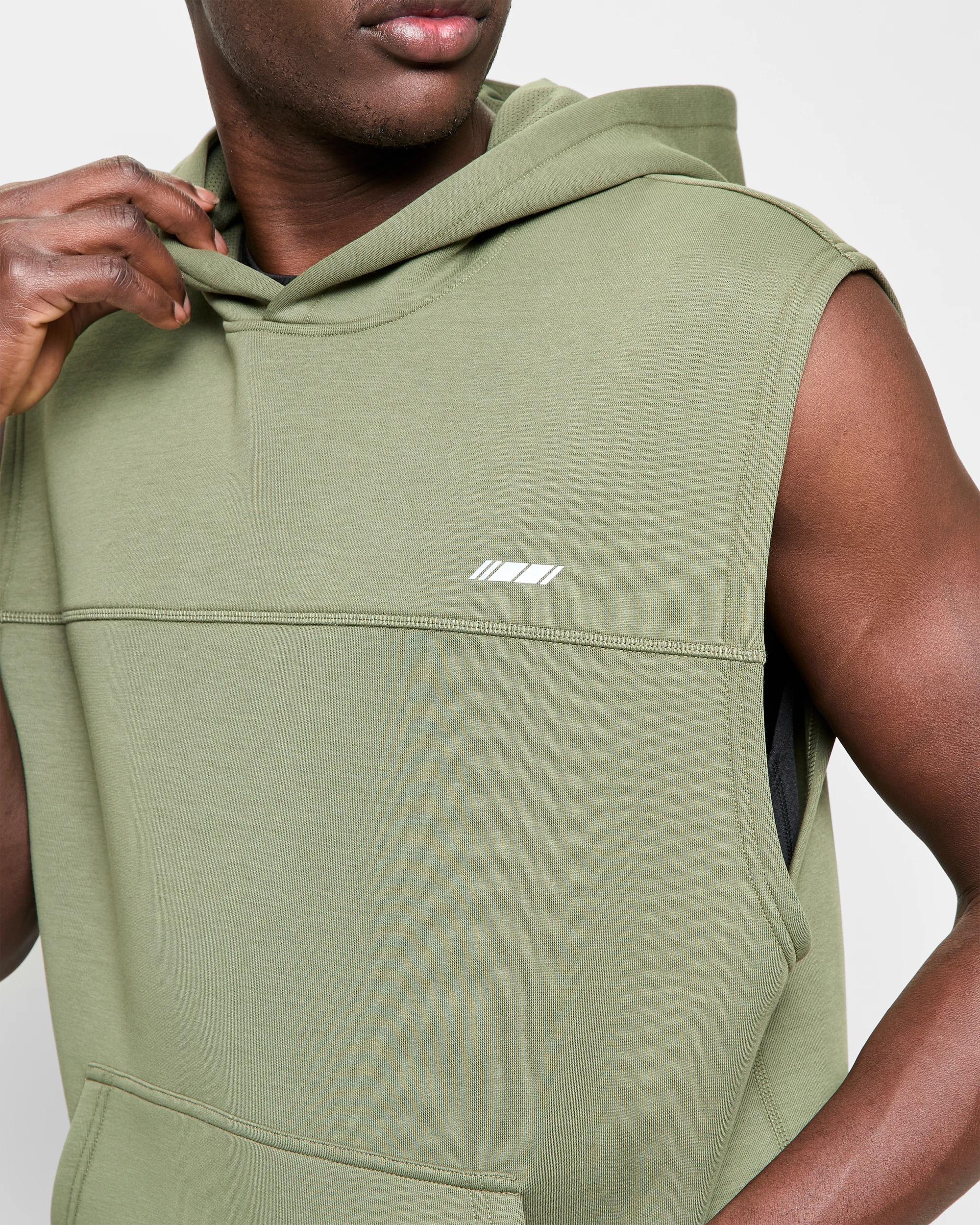 5 Target Active Tech Sleeveless Hoodie KHAKI, 5 of 5