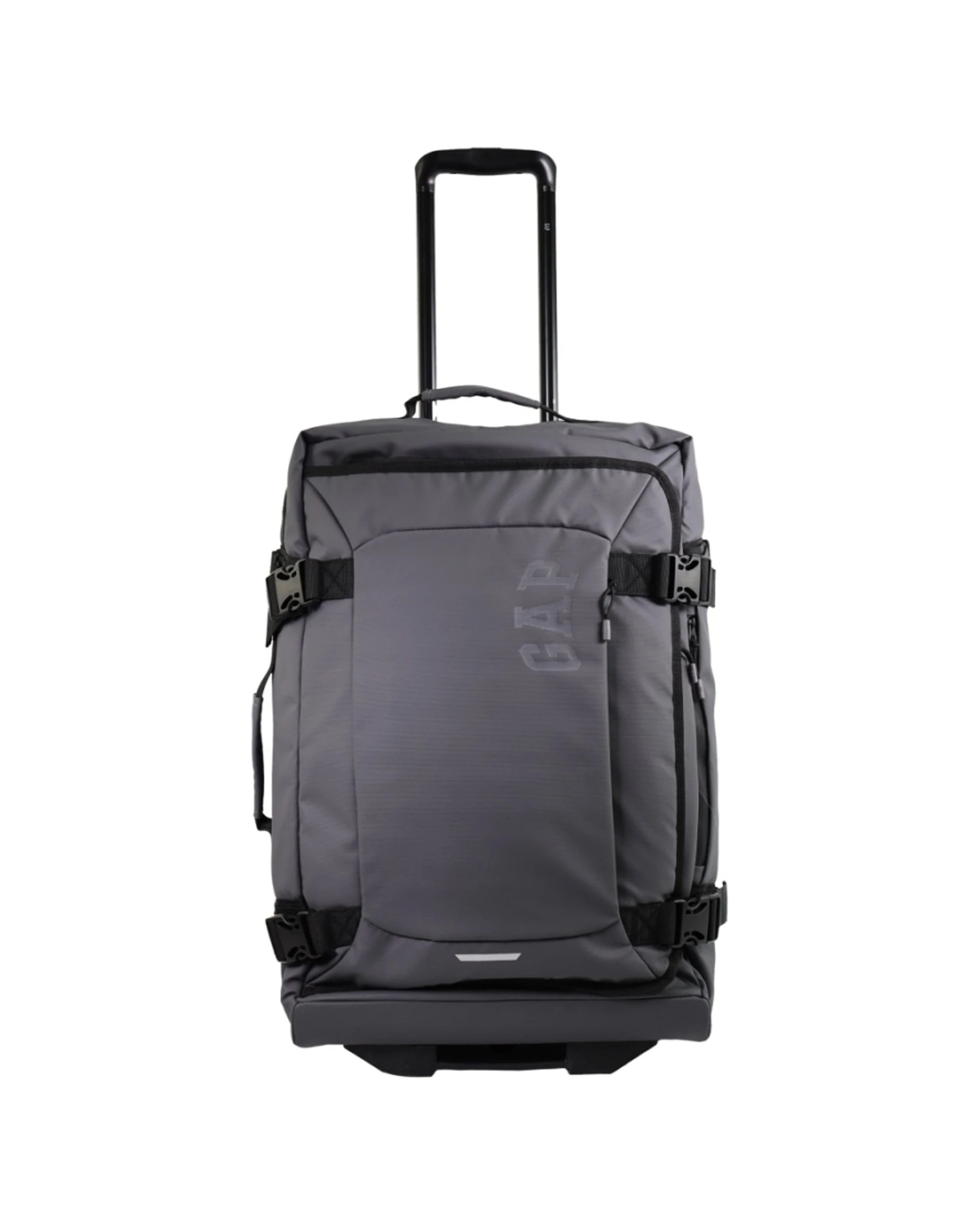 4 GAP Travel Medium Soft Shell Suitcase Lockable Trolley Luggage 62cm - Charcoal, 4 of 6