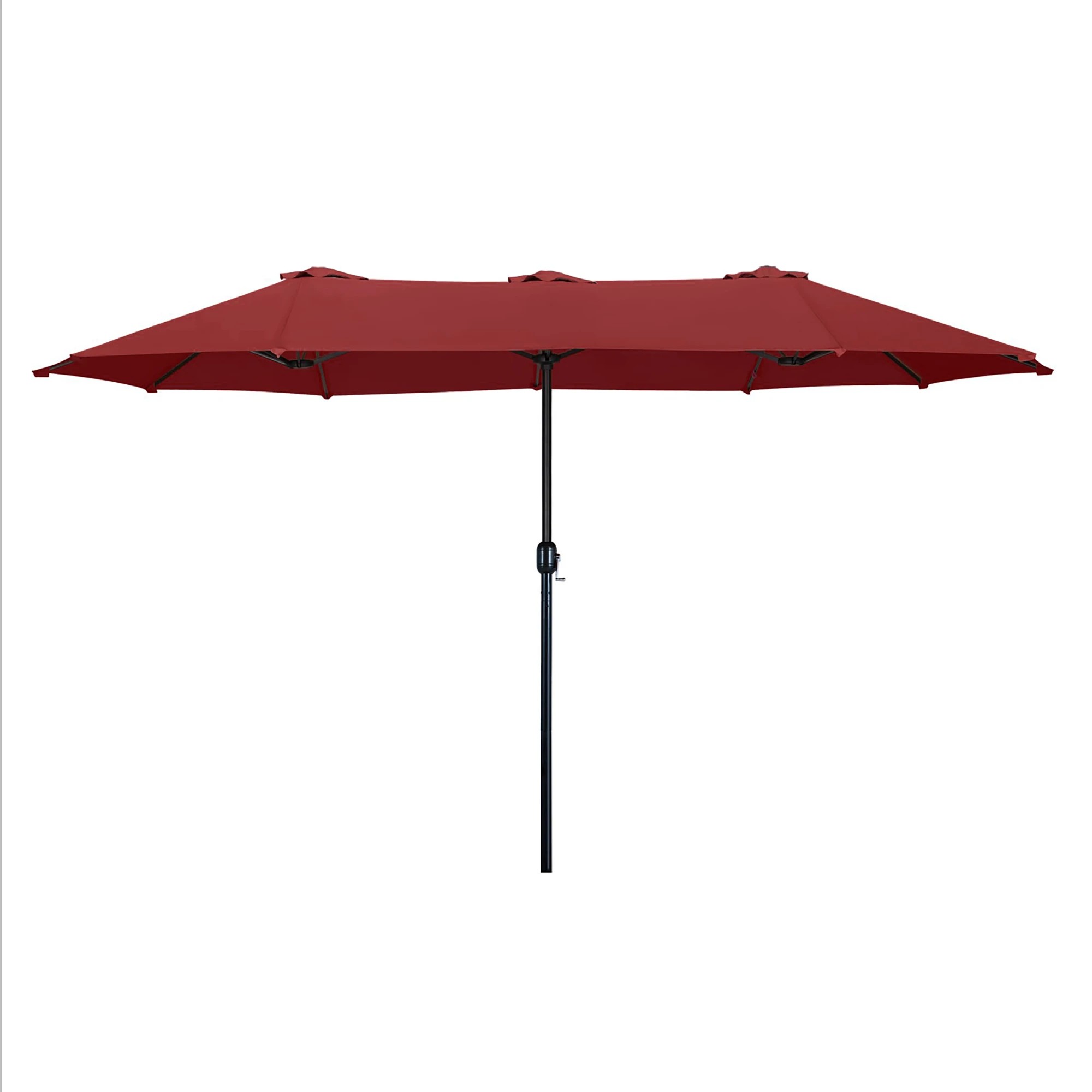 1 Mountview Large Parasol Patio Umbrella Outdoor Garden Pool Sunshade Double-Sided - Red, 1 of 9